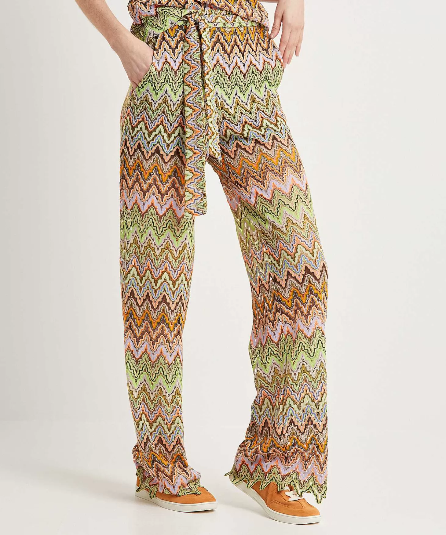 Ana Alcazar Missoni Broek Posyda Fashion