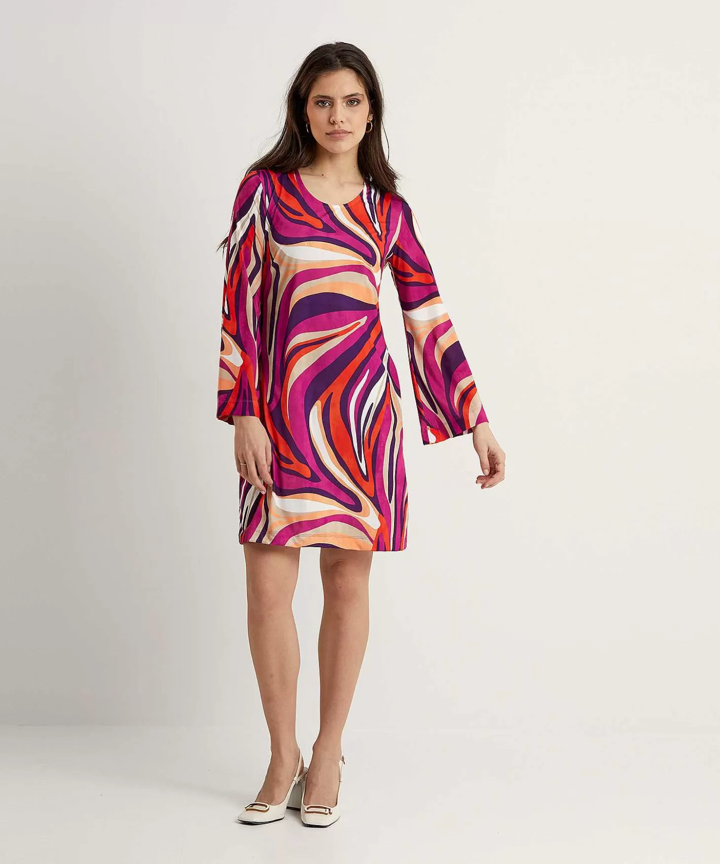 Ana Alcazar Slinky Jurk Fancy Print Discount