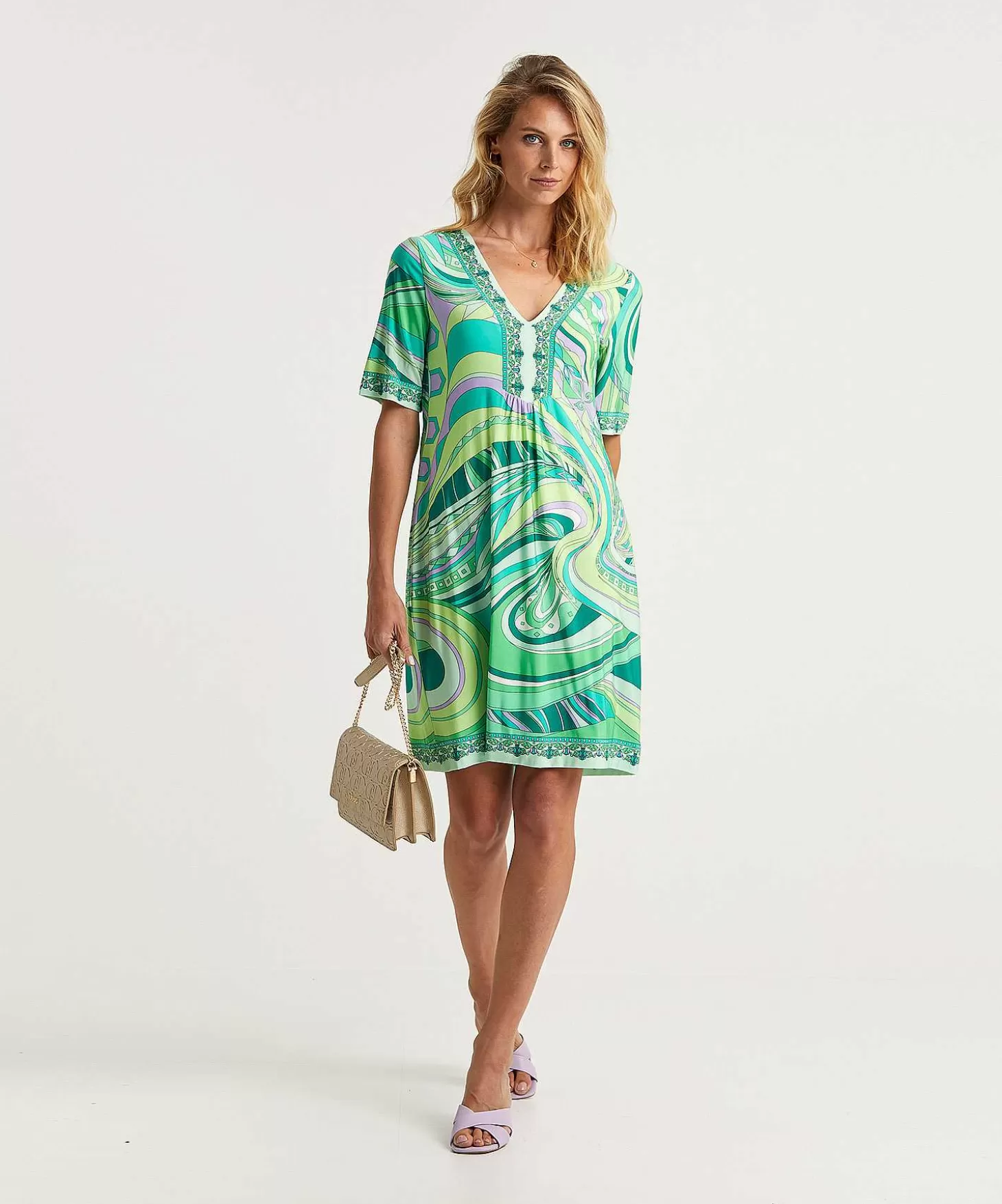 Ana Alcazar Slinky Jurk Multicolor Shop