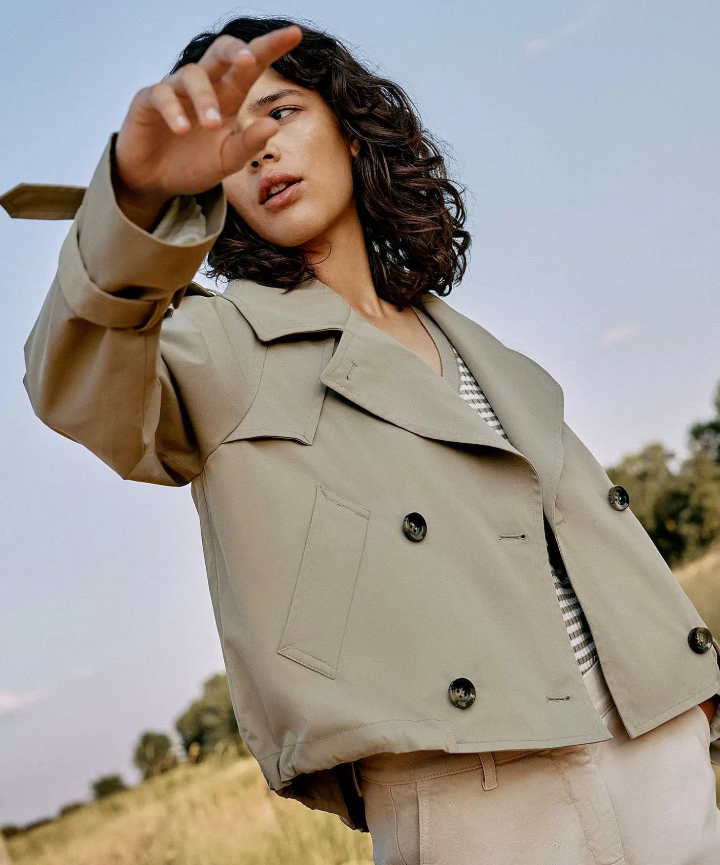 Beaumont Cropped Trenchcoat Faye Store