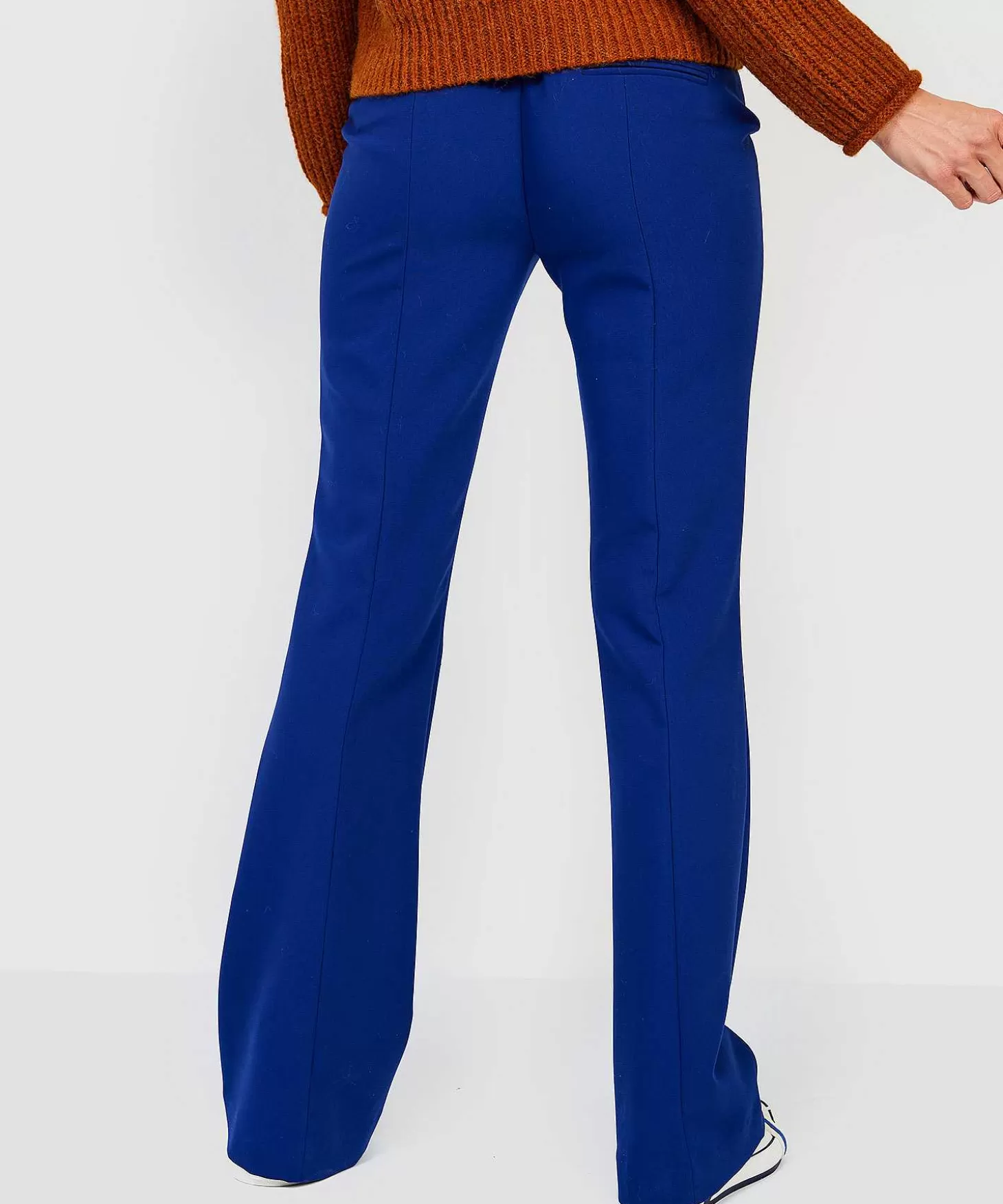 Beaumont Pantalon Flared Blue Sale