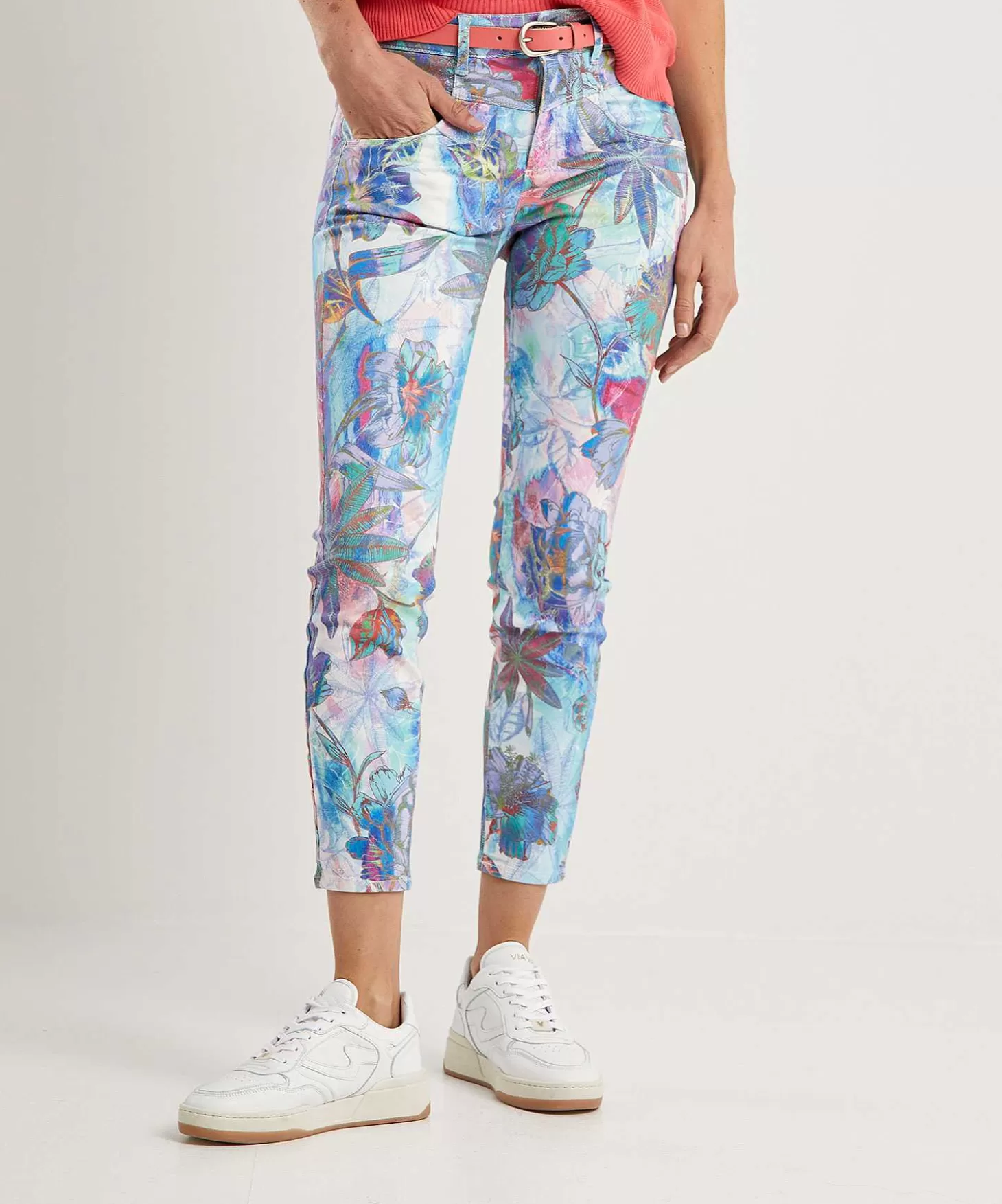 Brax Skinny Jeans Bloemprint Ana Sale