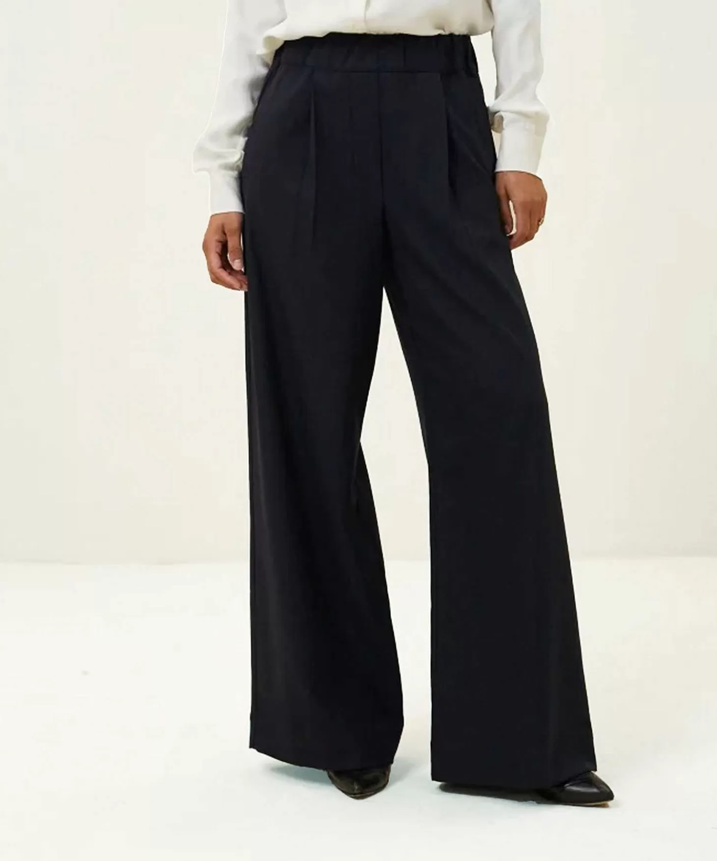 By-Bar Wide Leg Broek Pinstripe Benji Best Sale