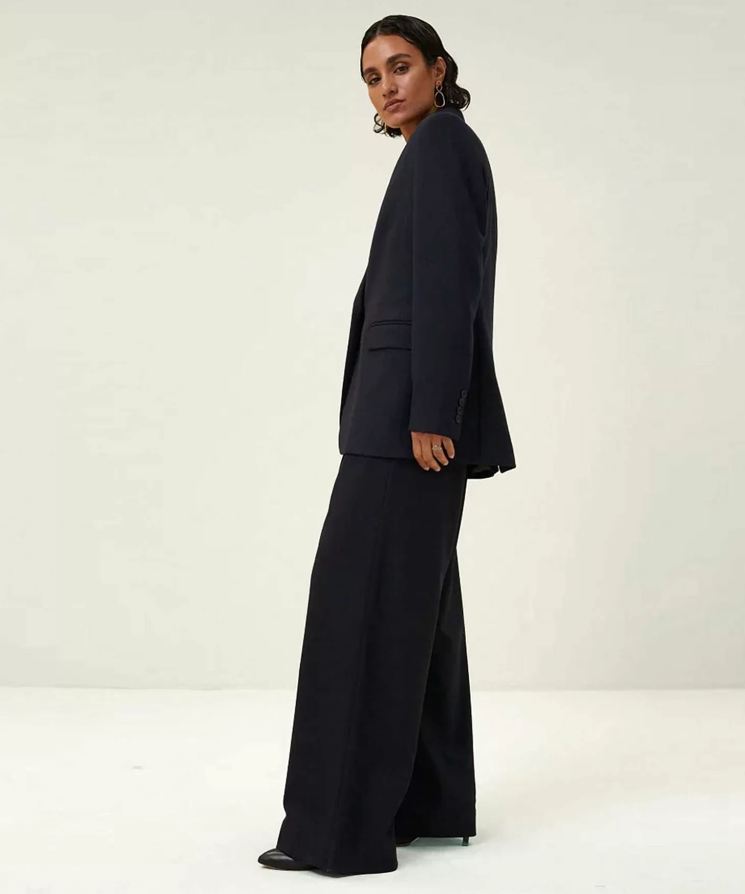 By-Bar Wide Leg Broek Pinstripe Benji Best Sale