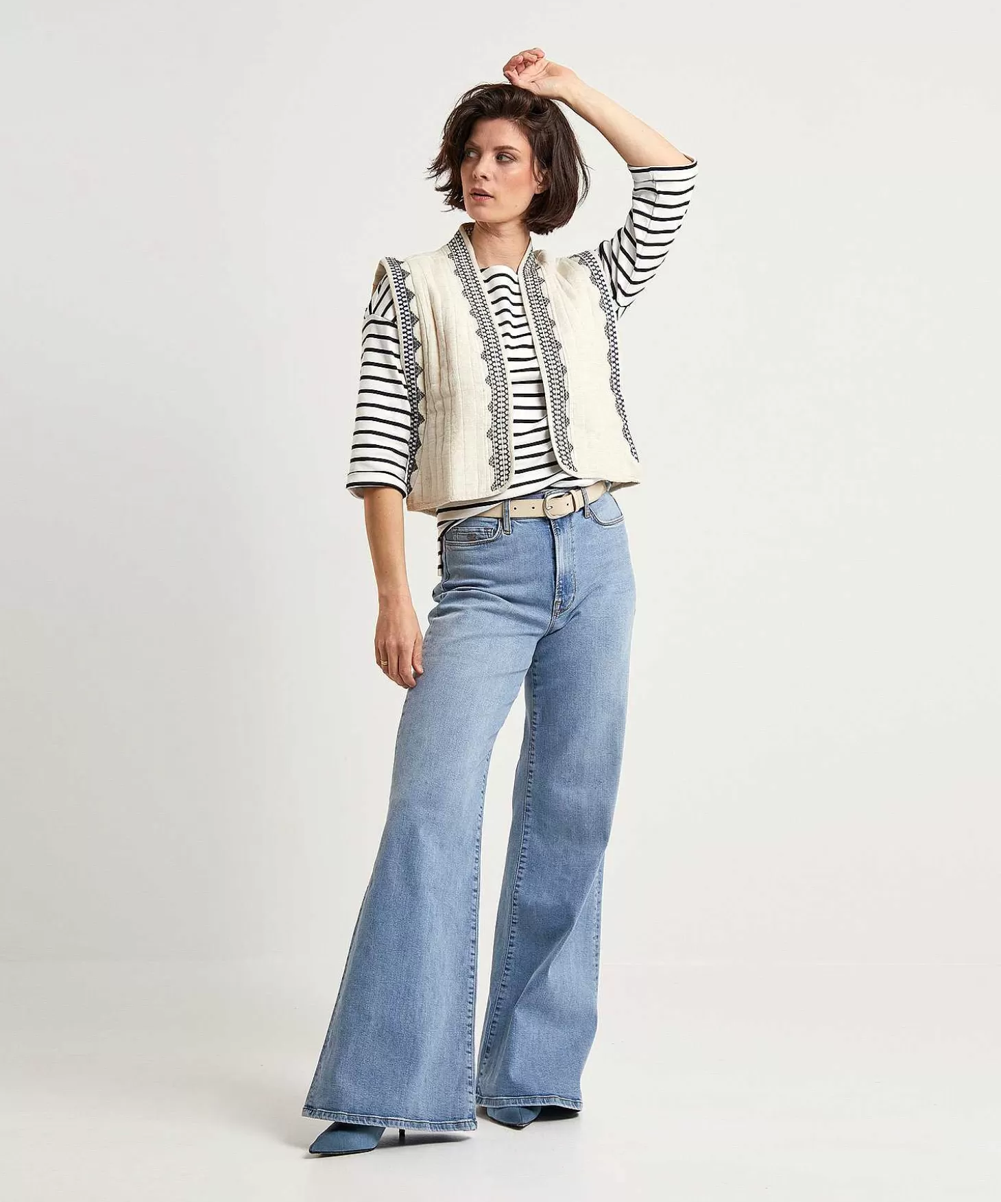 By-Bar Wide Leg Jeans Femme Online