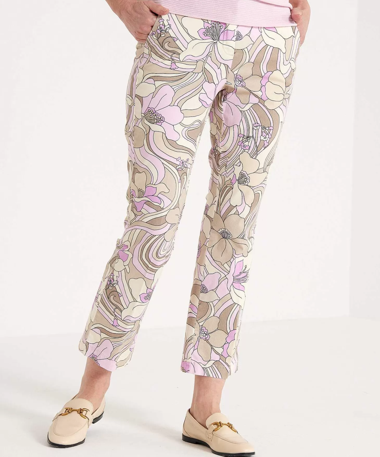 Cambio Broek Easy Kick Stella Flowers Outlet