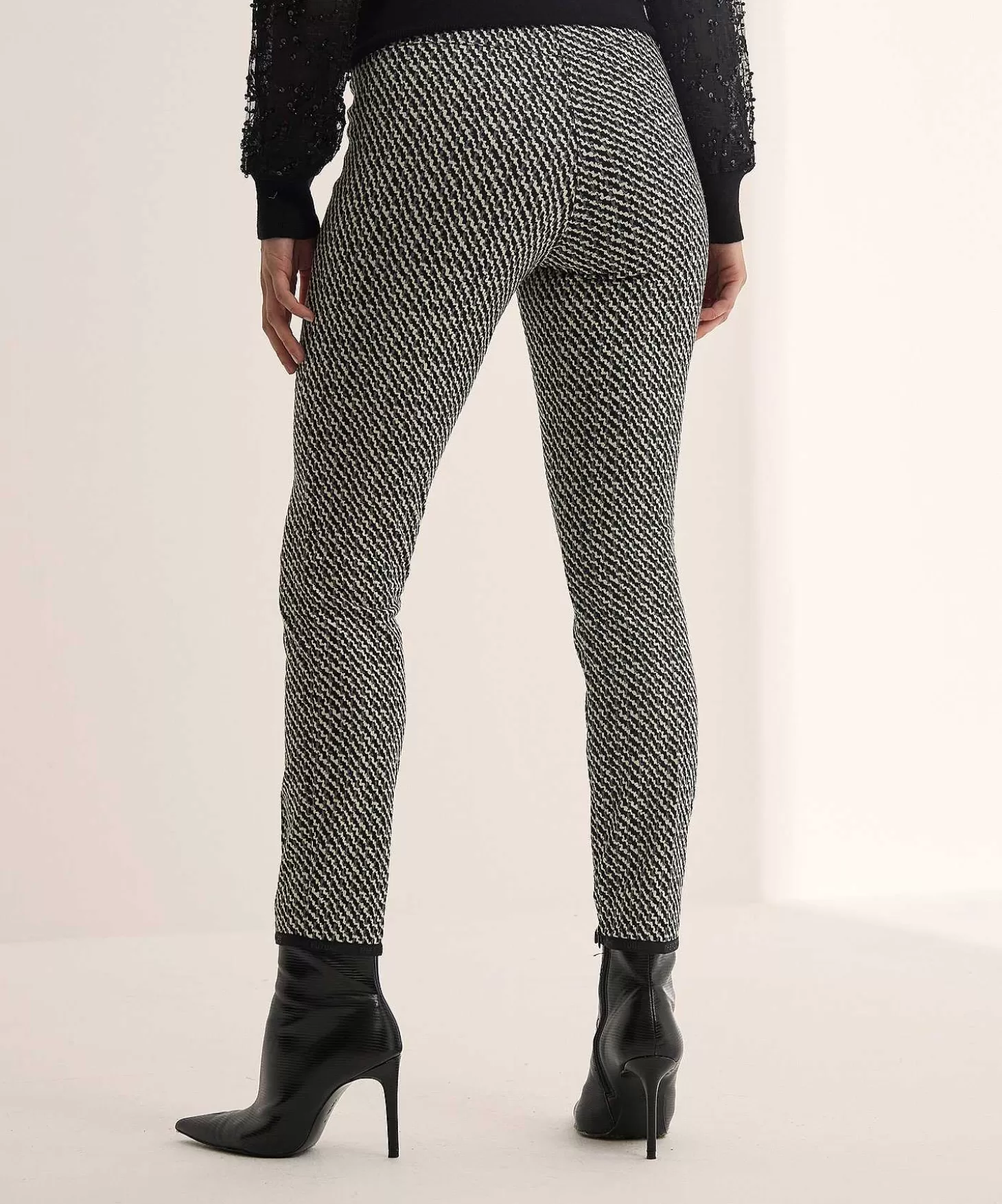 Cambio Cropped Broek Jacquard Ranee Cheap