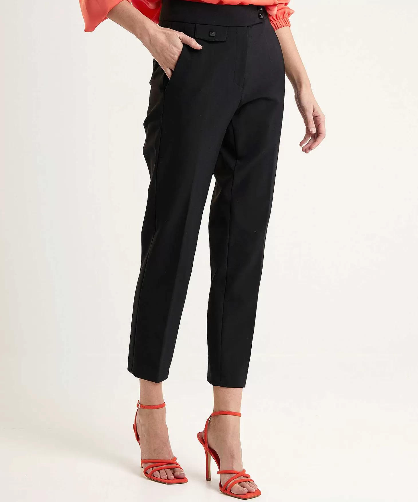 Cambio Cropped Broek Scarlet Flash Sale