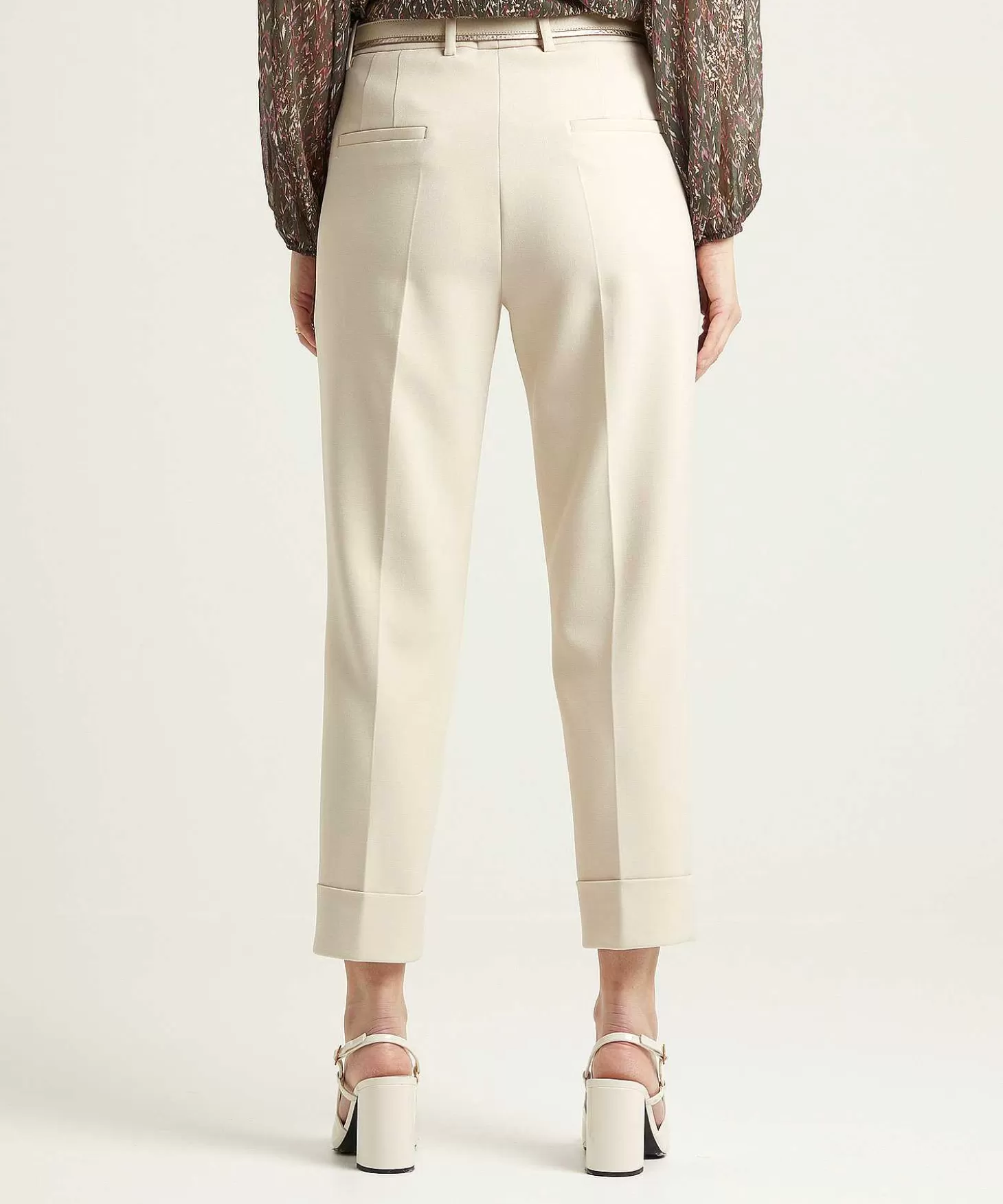 Cambio Cropped Pantalon Omslag Krystal Sale