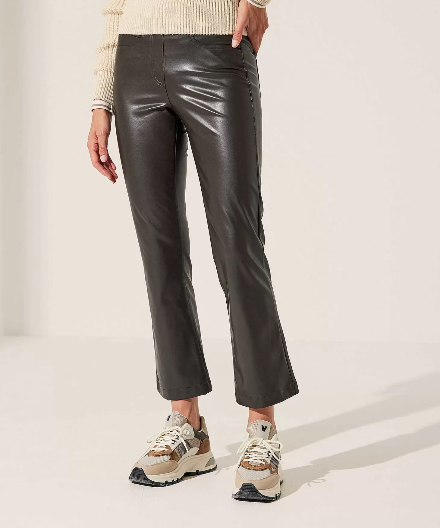 Cambio Easy Kick Broek Vegan Leather Felice Flash Sale