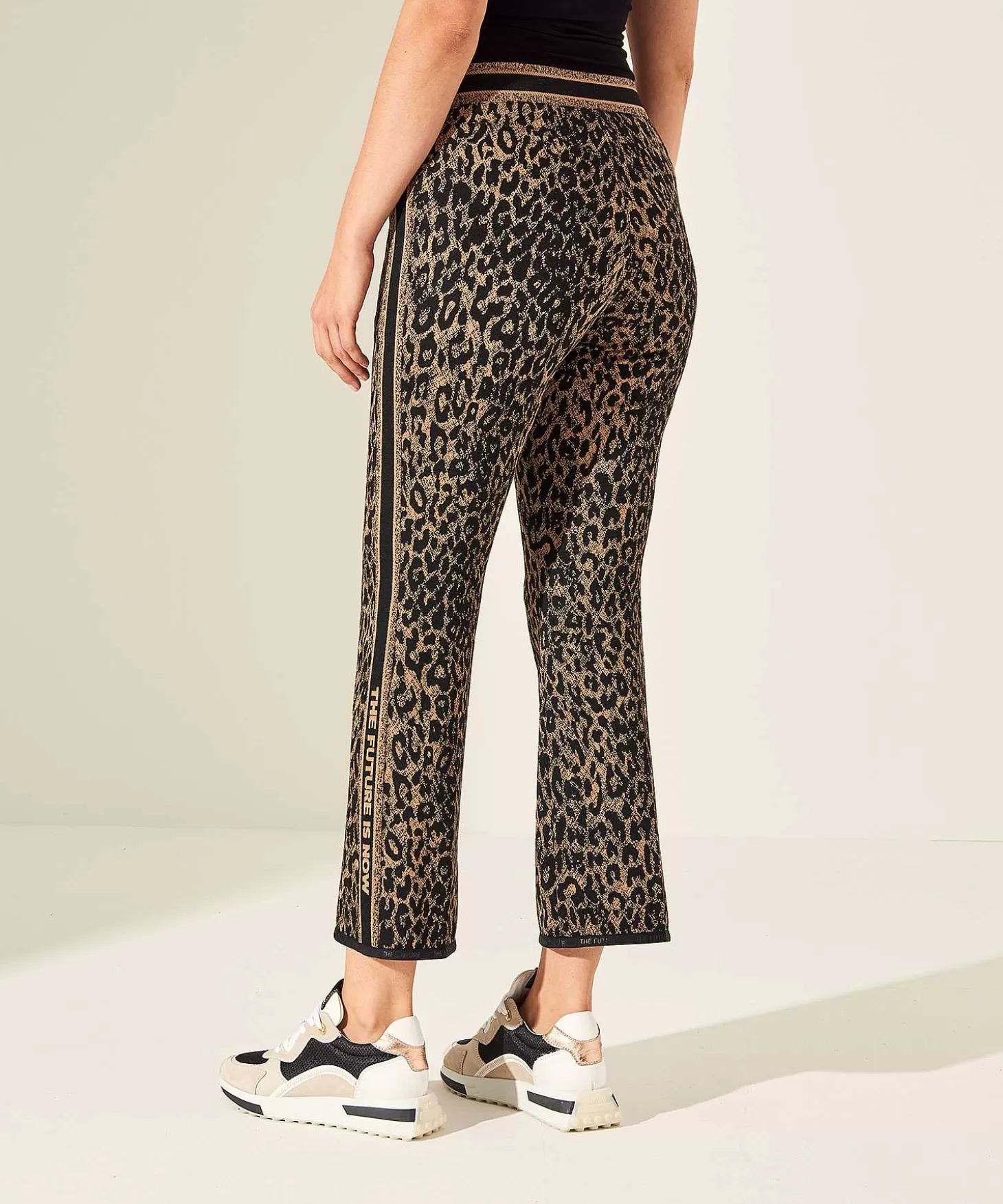 Cambio Jacquard Broek Easy Kick Ranee Animal Hot