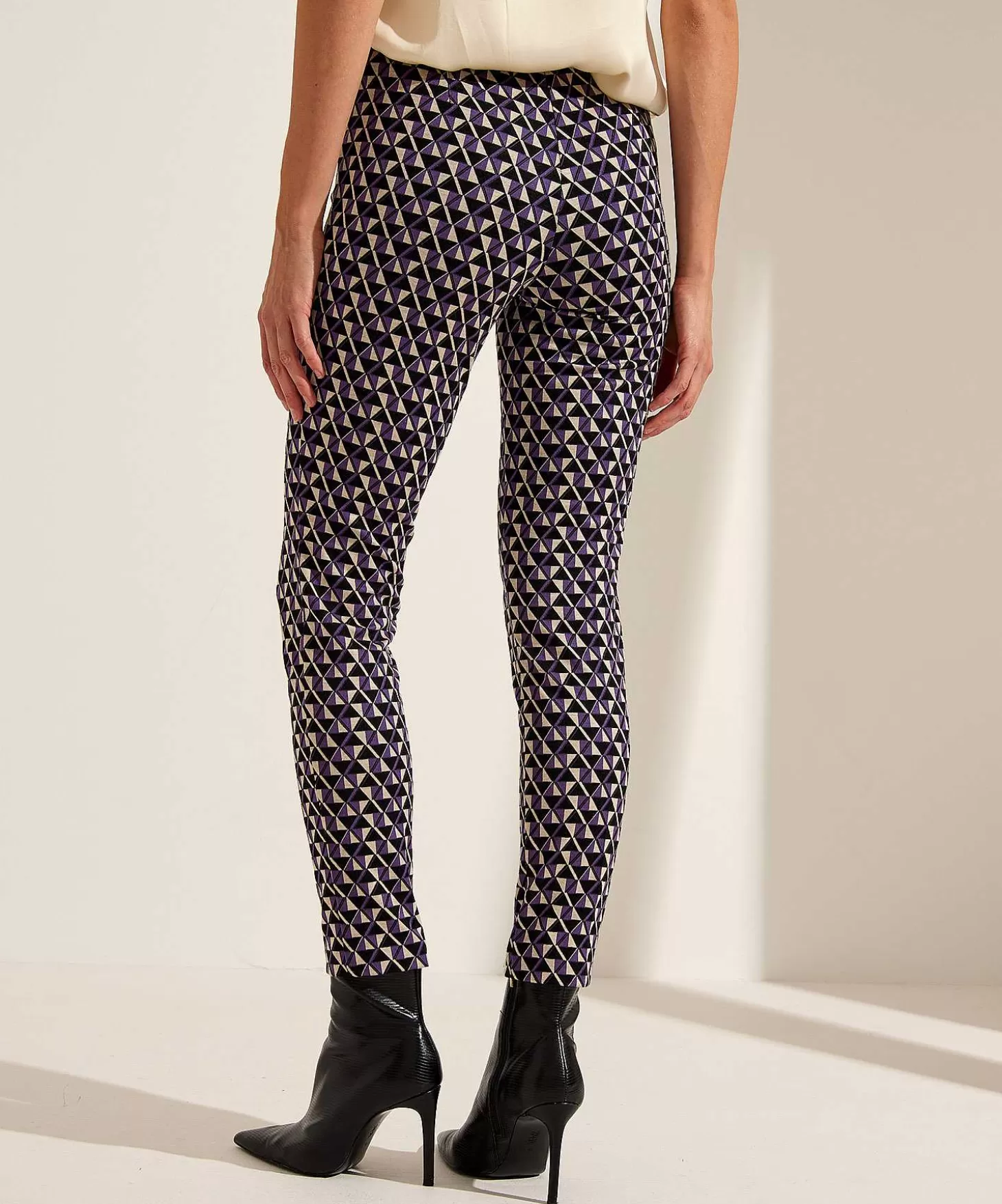 Cambio Jacquard Broek Grafisch Ros Store