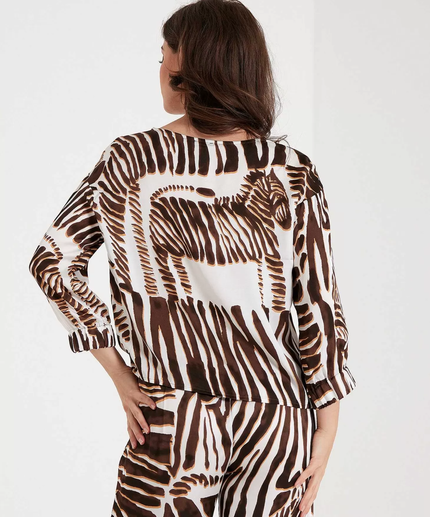 Caroline Biss Blouse Zebraprint Best Sale