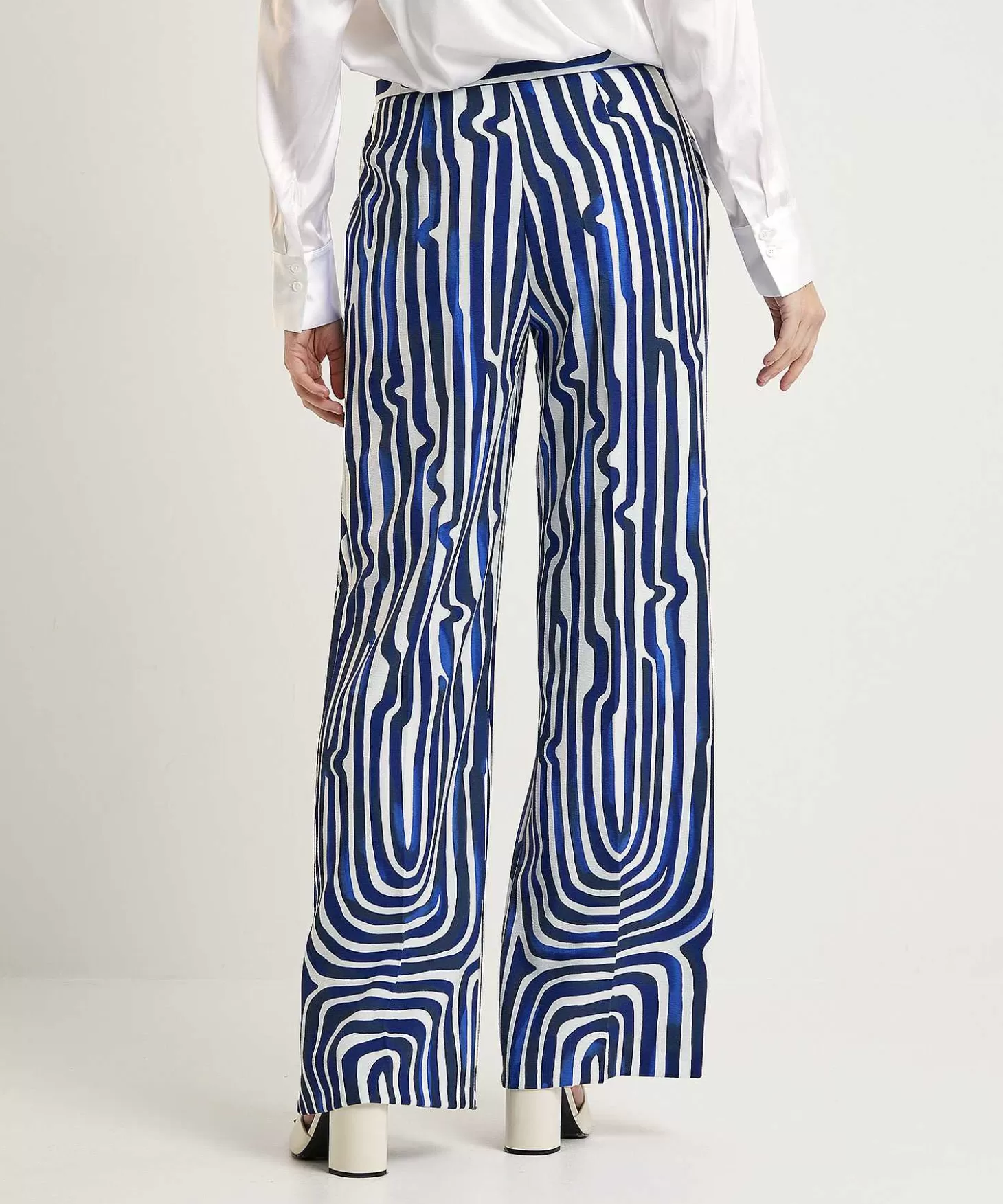 Caroline Biss Palazzo Broek Fancy Stripe Sale