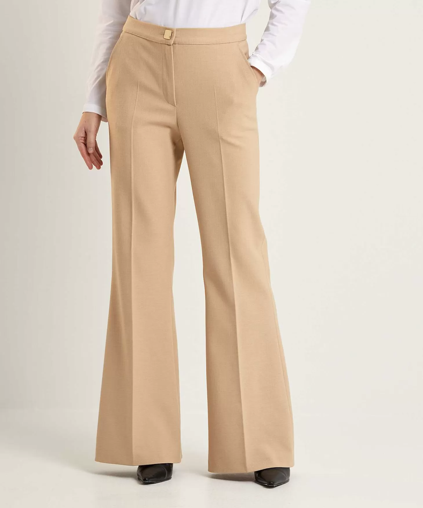 Caroline Biss Wide Leg Pantalon Discount