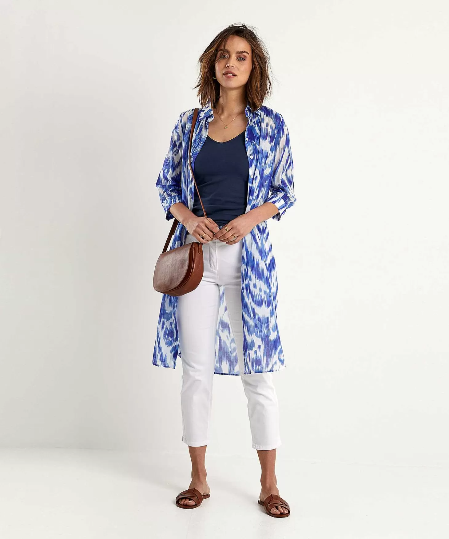 * Cotton Voile Blousejurk Ikat Store