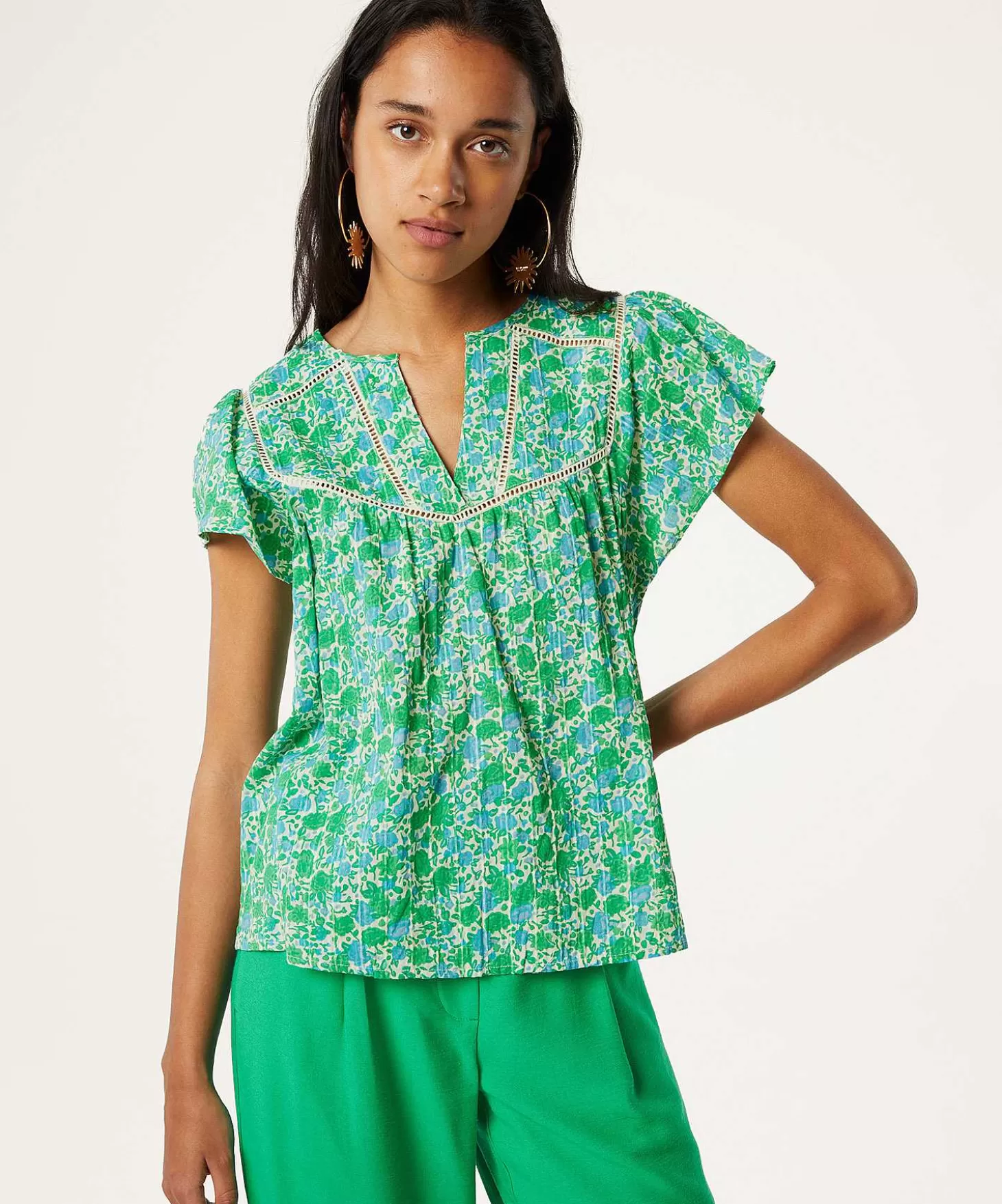 Fabienne Chapot Blouse Millefleurs Kristy New