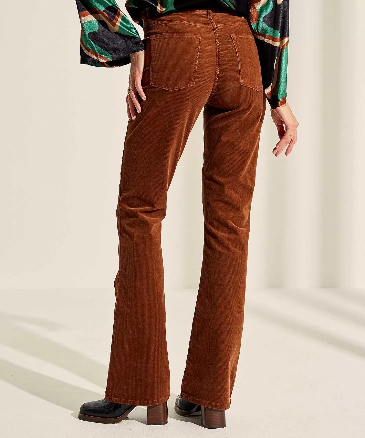 Fabienne Chapot Flared Broek Corduroy Eva Cheap