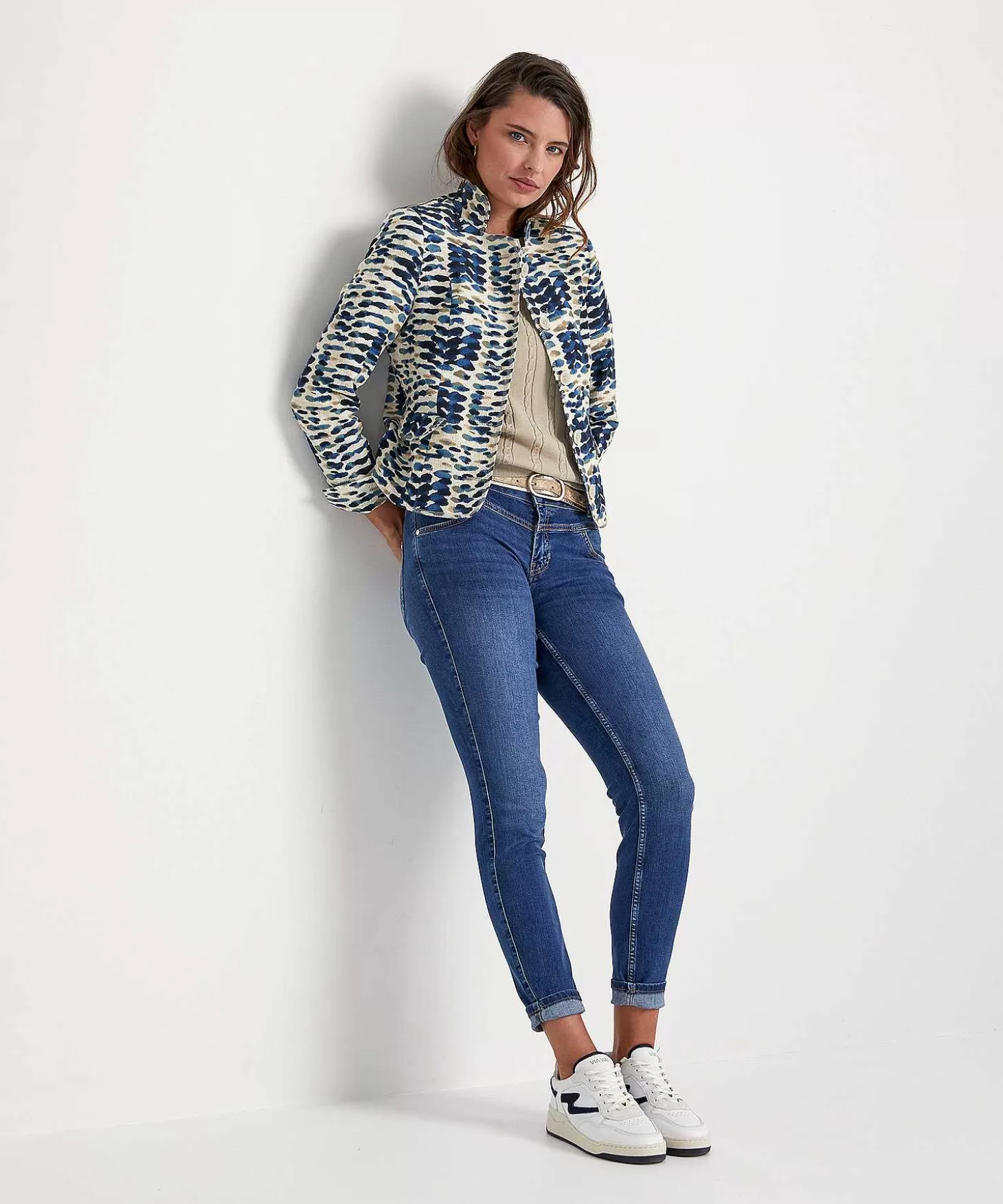 GIULIA E TU (BT) Giulia E Tu Blazer All-Overprint Sale