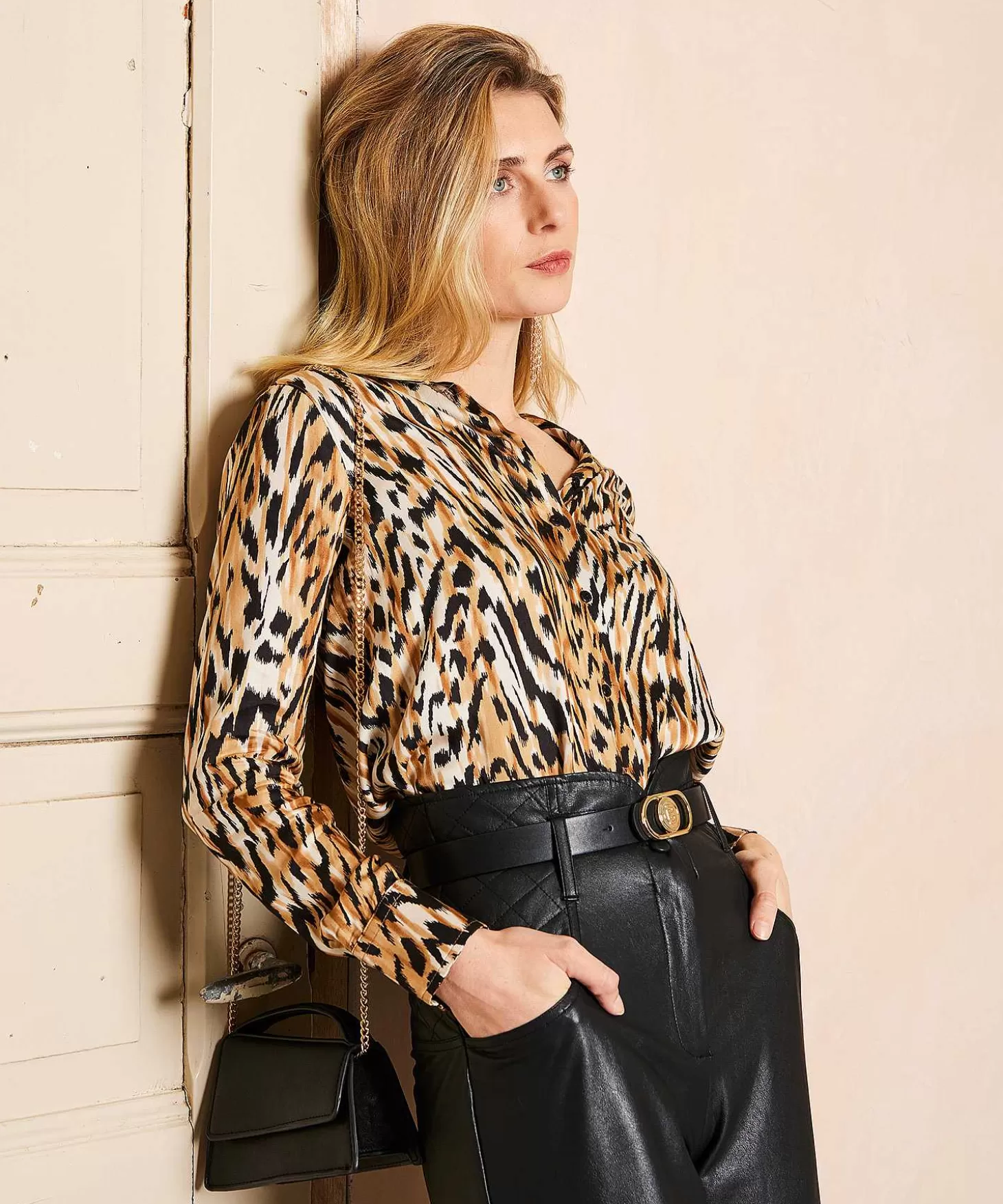 GIULIA E TU Blouse Animalprint Cheap