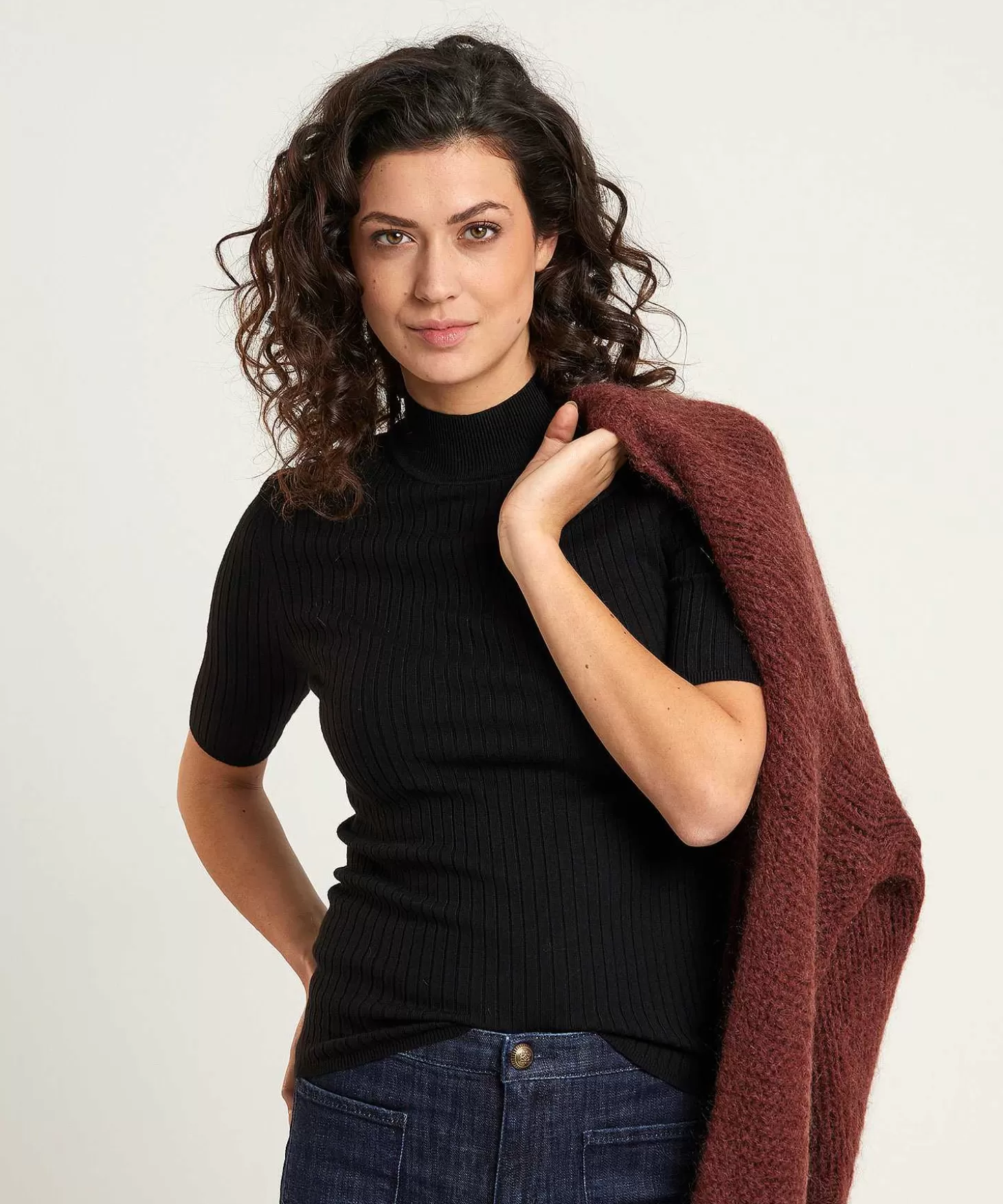 GIULIA E TU Colshirt Rib New