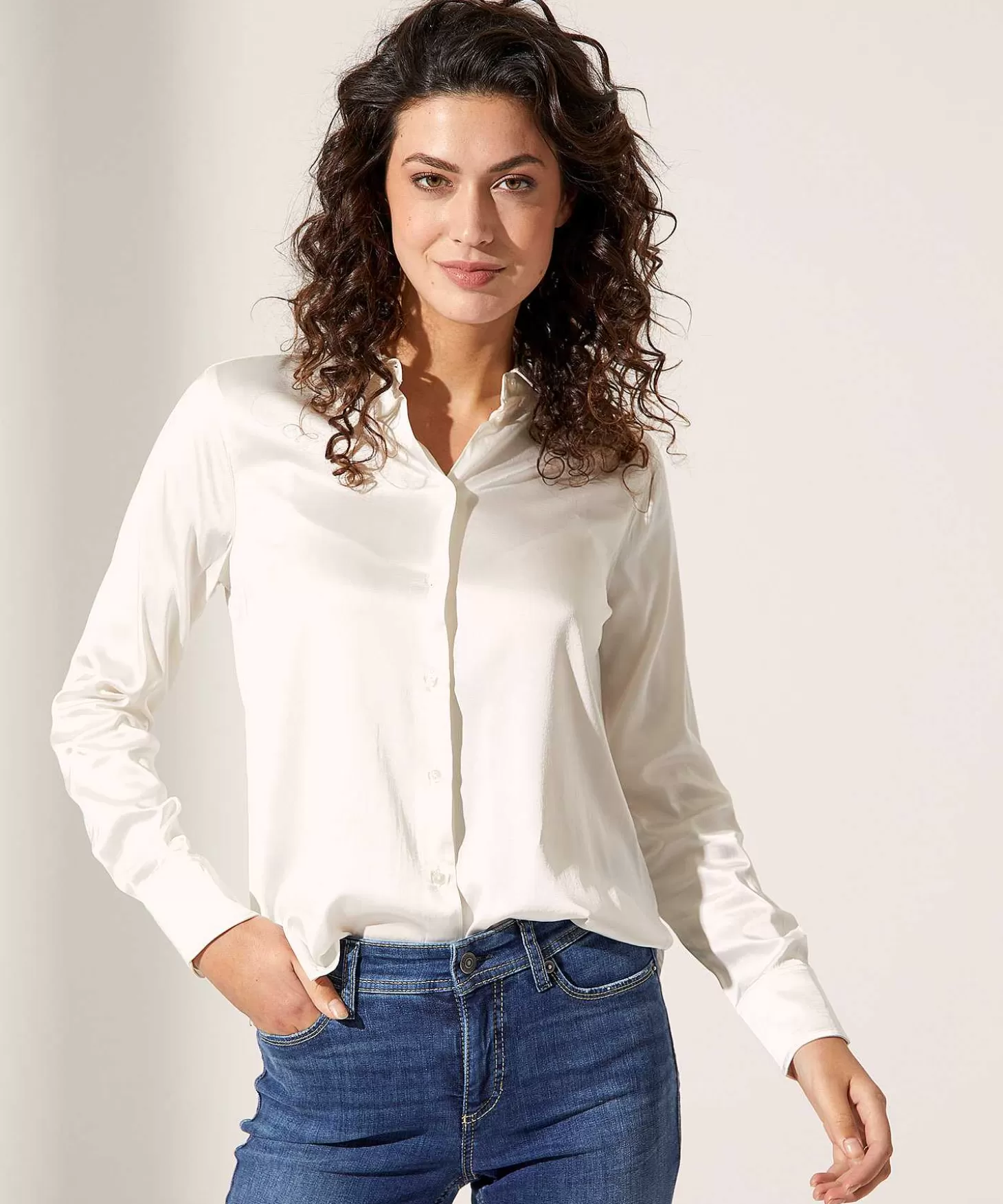 GIULIA E TU Silky Blouse Fashion