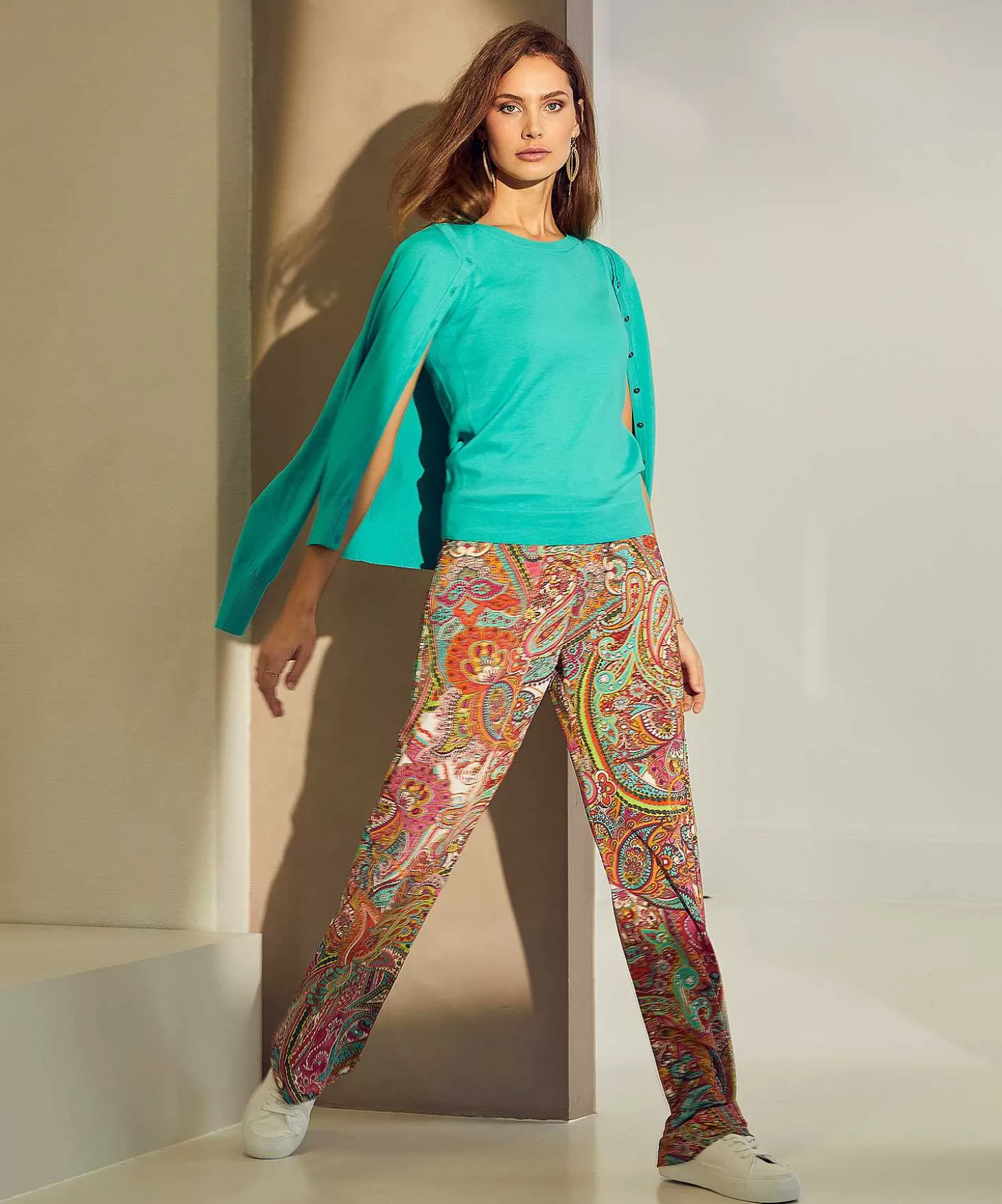 GIULIA E TU Slinky Broek Paisley Best Sale