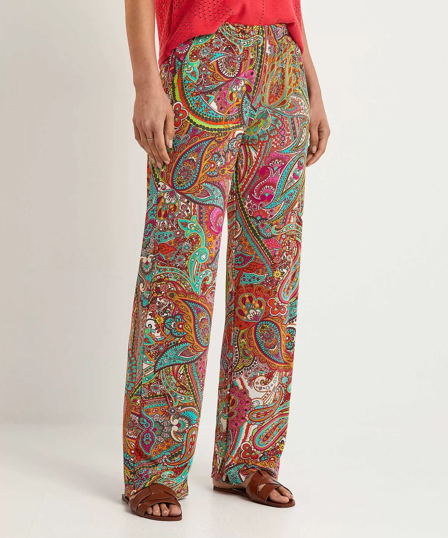 GIULIA E TU Slinky Broek Paisley Best Sale