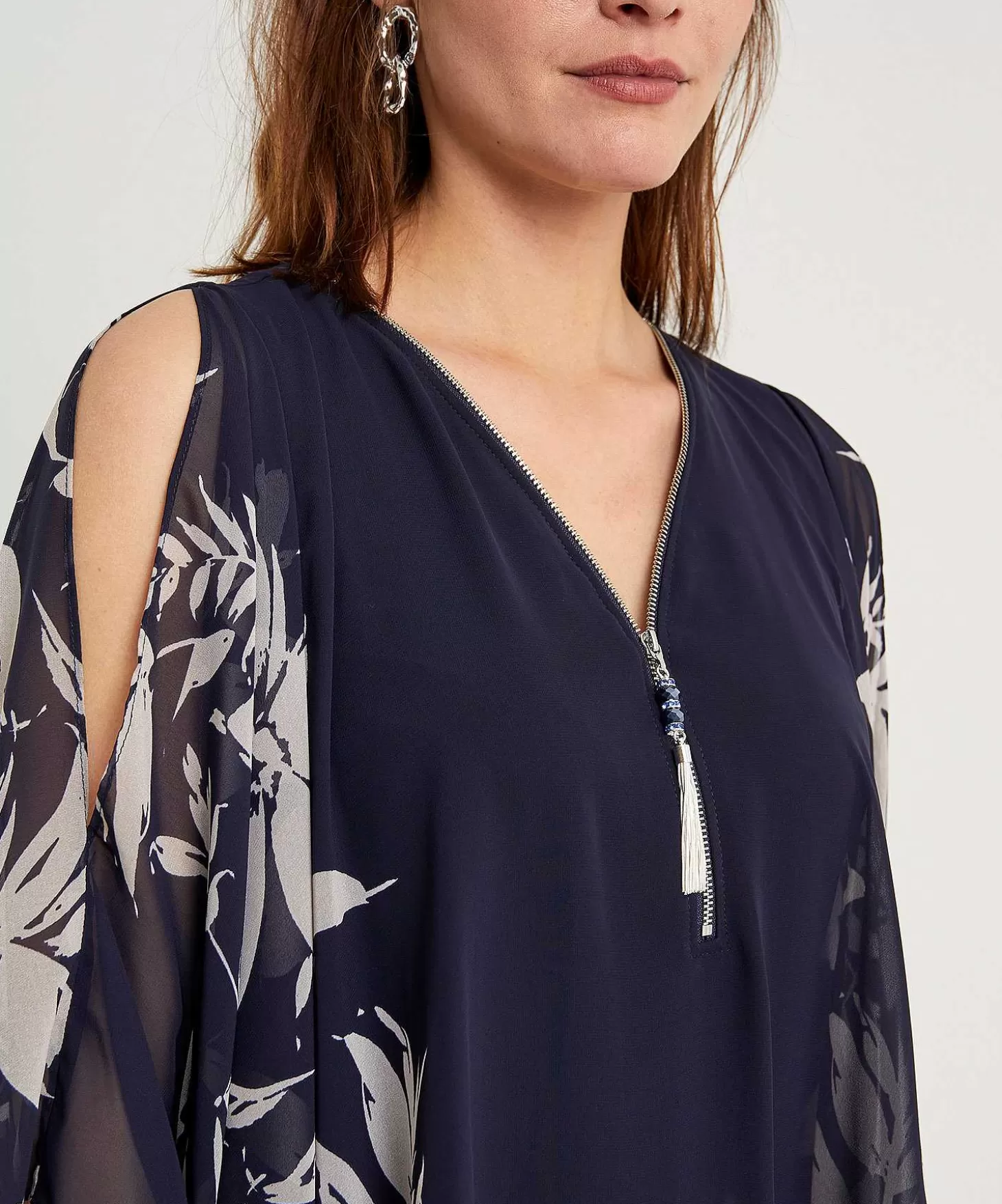 Joseph Ribkoff Blouse Voile Mouwen Discount