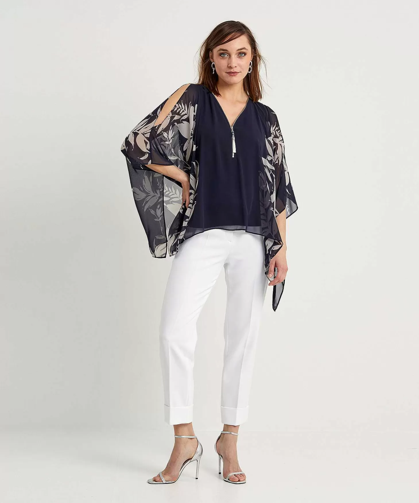 Joseph Ribkoff Blouse Voile Mouwen Discount