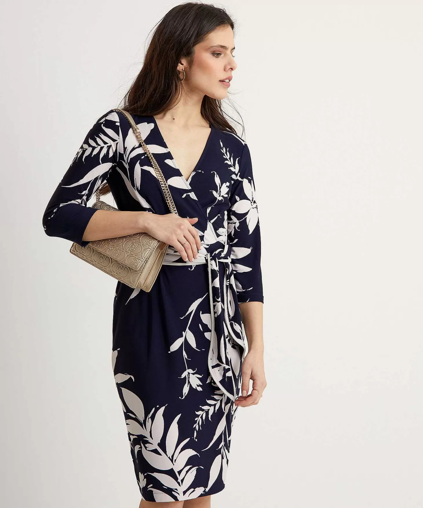 Joseph Ribkoff Overslag Jurk Flower Discount