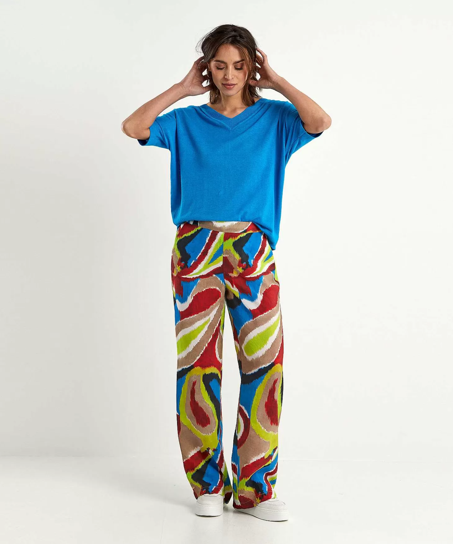 KYRA Broek Multicolor Eveline Sale