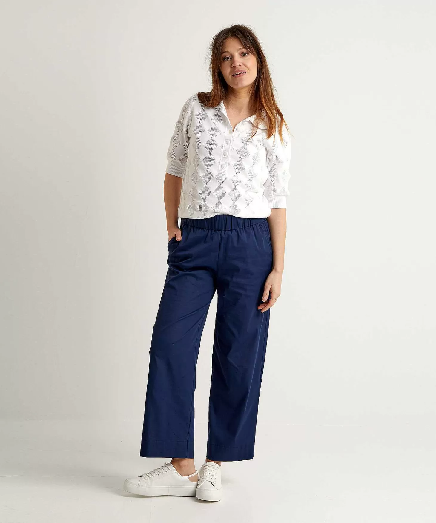 LaSalle Cropped Wide Leg Broek Store