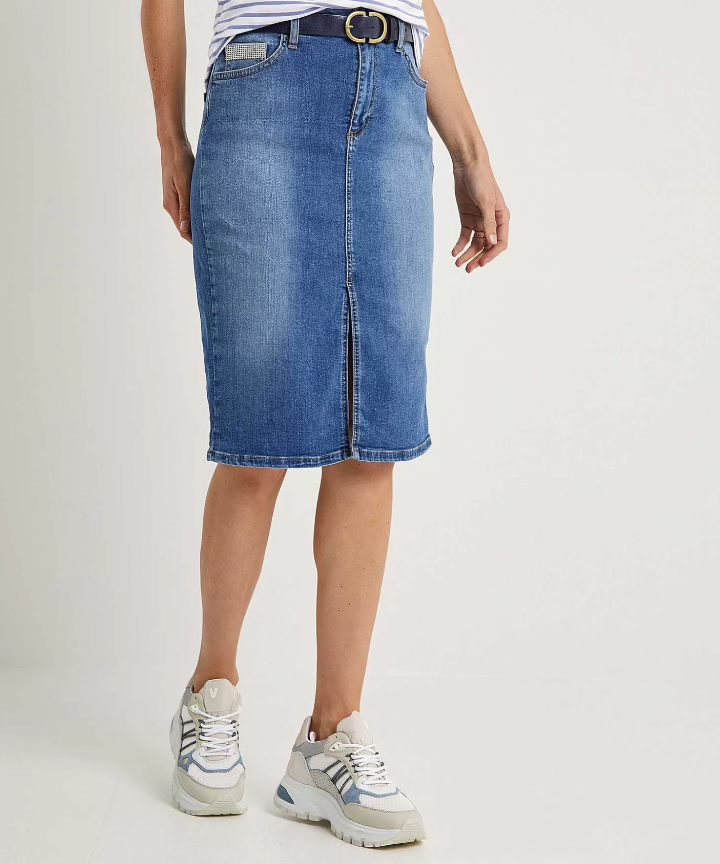 LIU JO Denim Rok Met Split Clearance