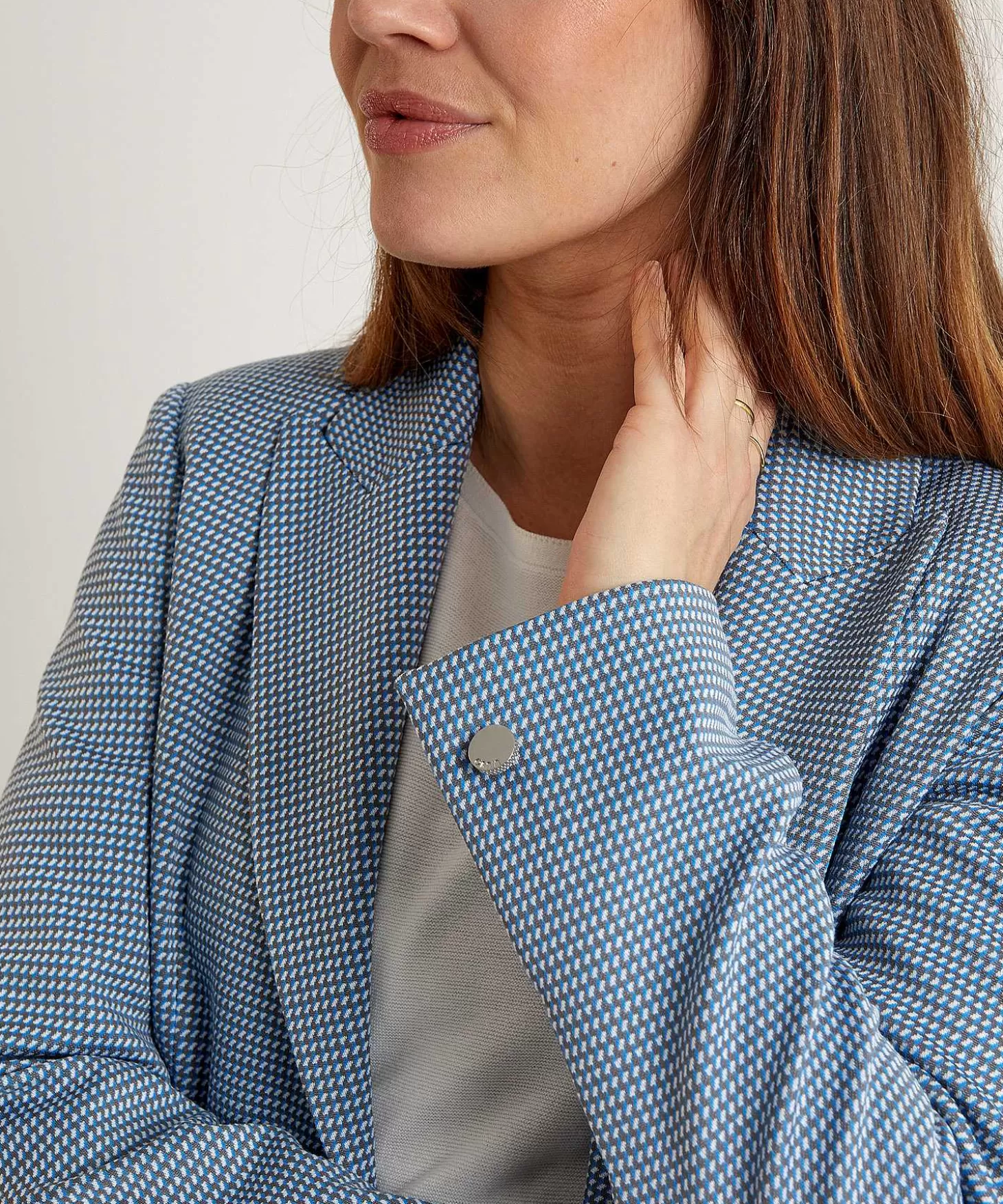 LIU JO Jacquard Blazer Minimal Discount