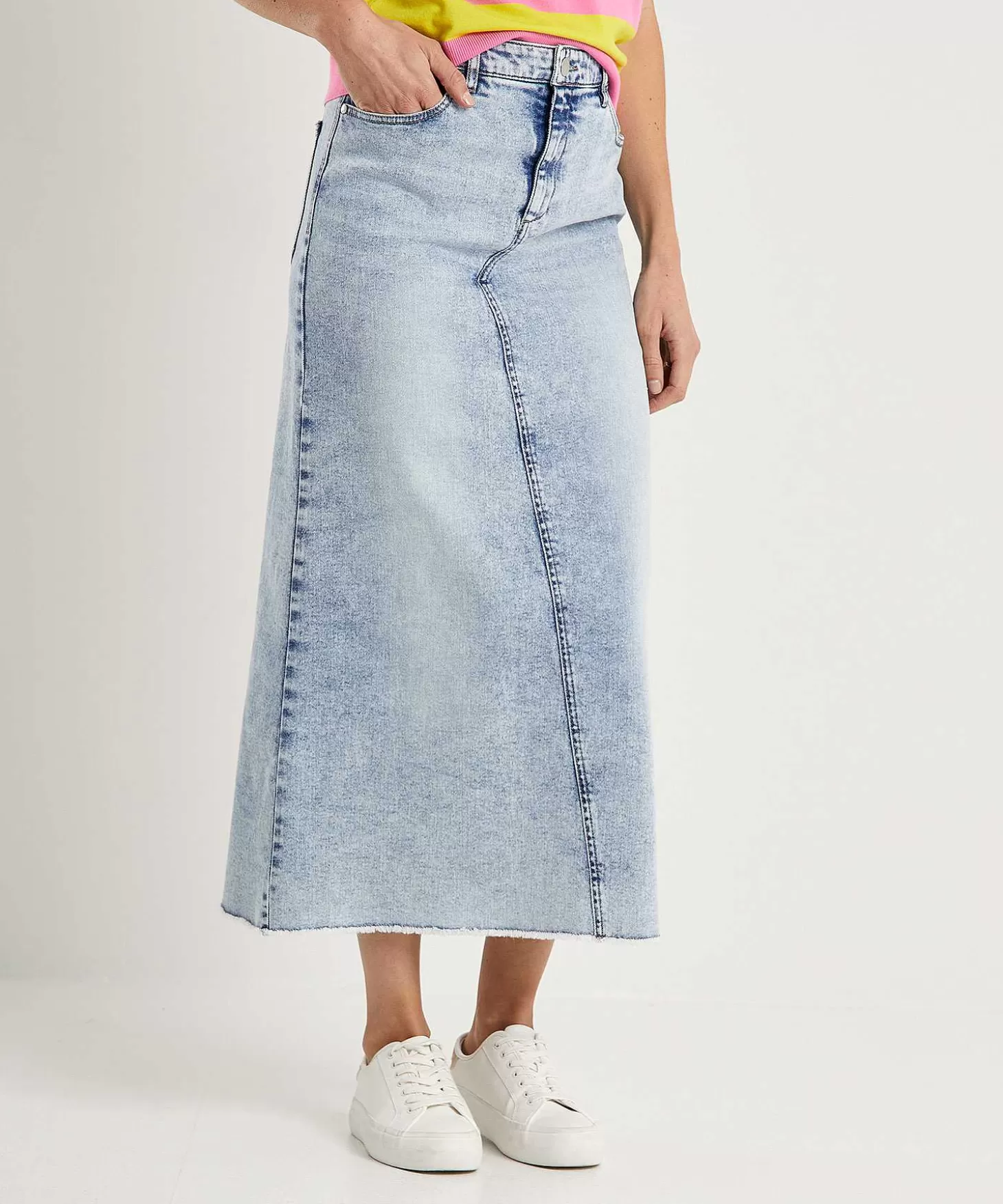 Luisa Cerano Denim Rok Met Split Cheap