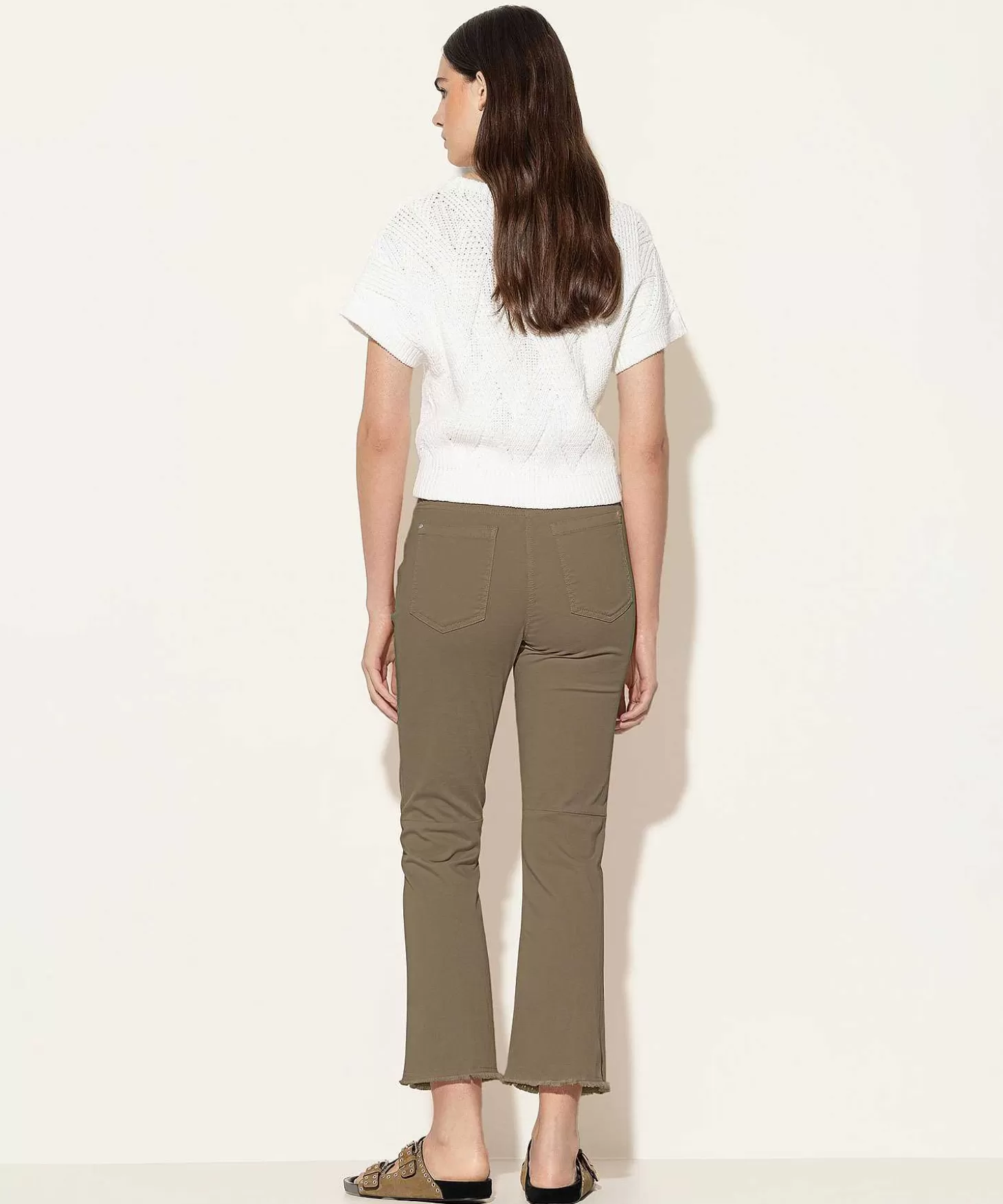 Luisa Cerano Kick Flare Soft Broek Outlet