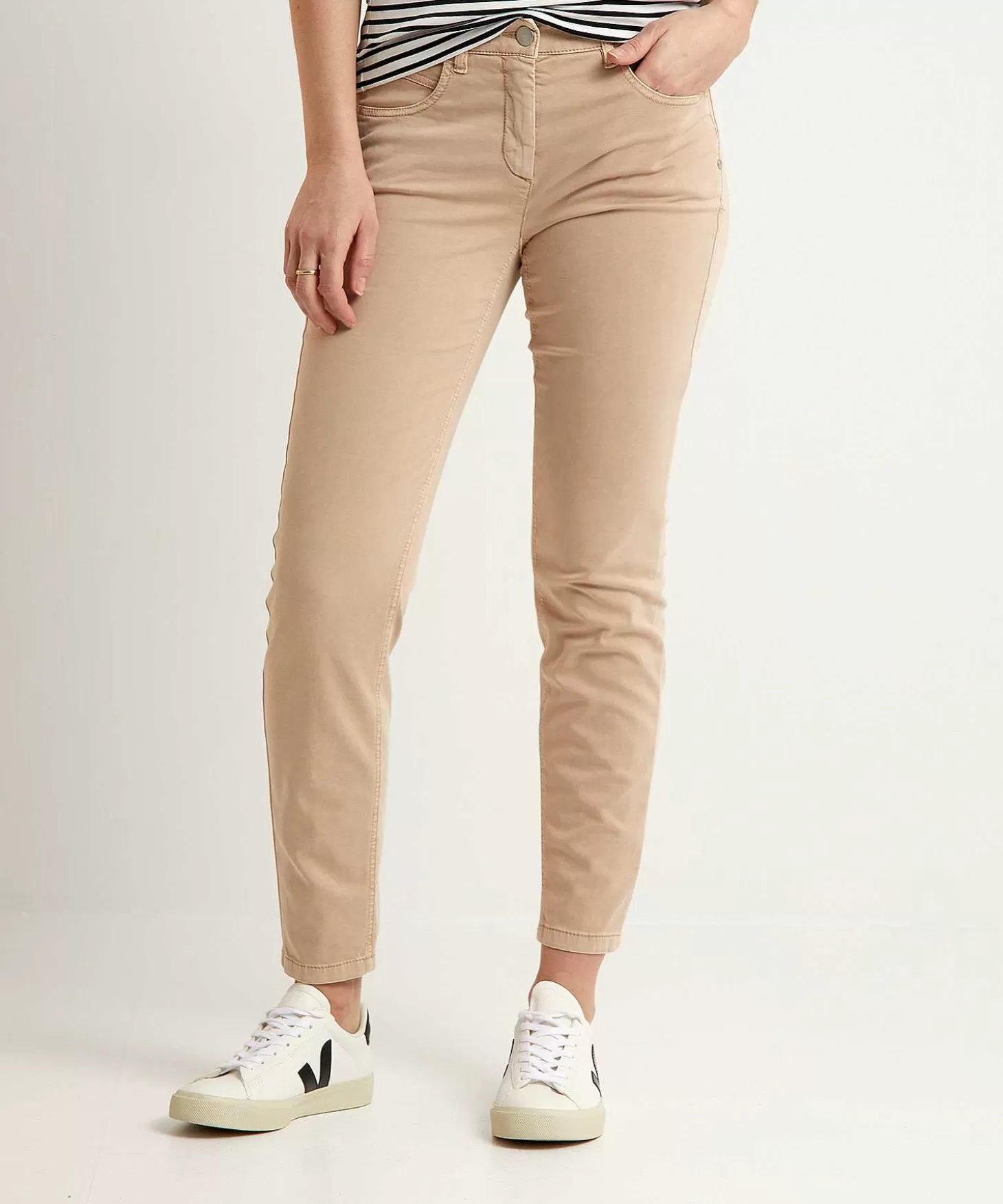 Luisa Cerano Skinny Broek Soft-Cotton New