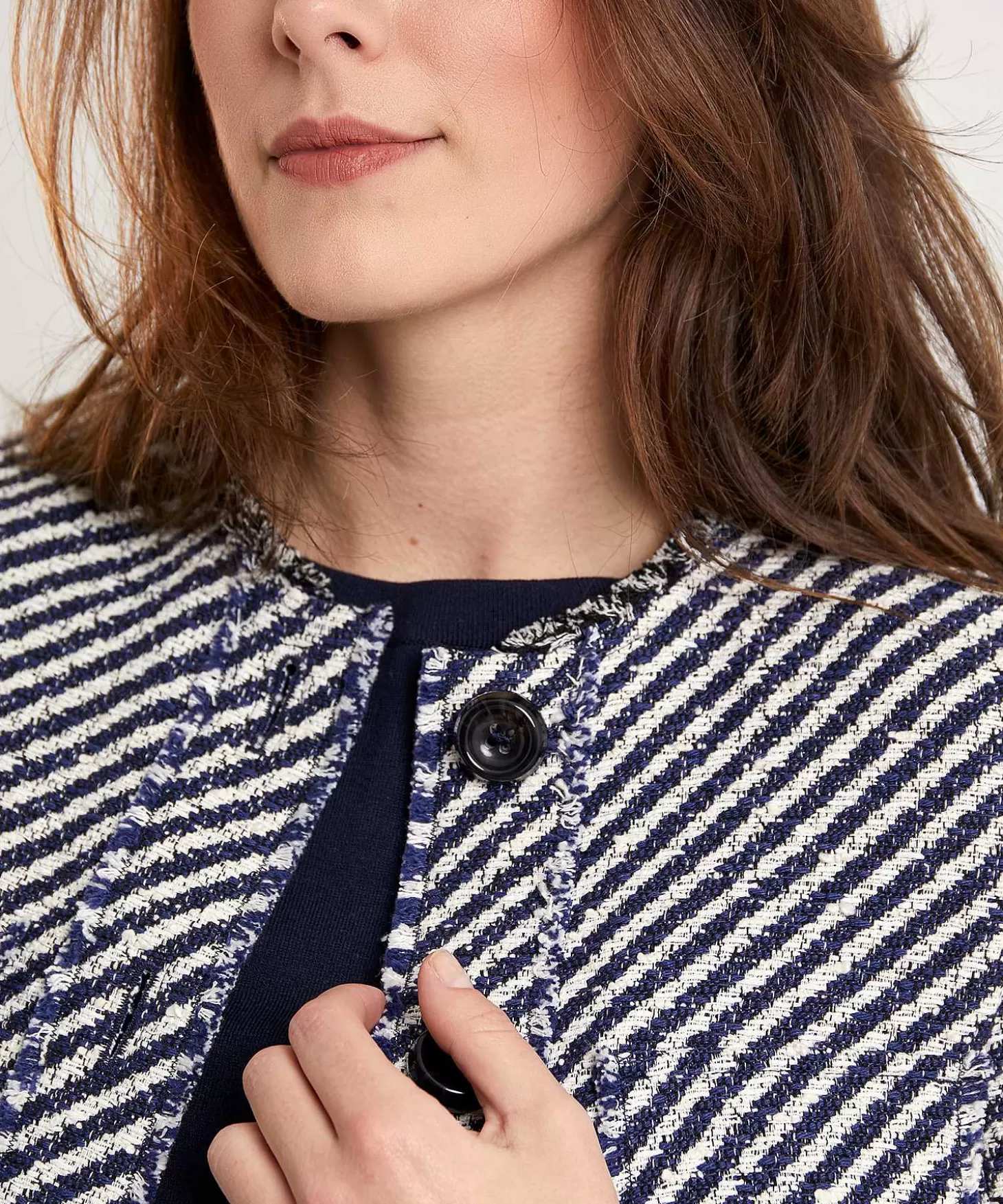 Luisa Cerano Tweed Blazer Strepen Online