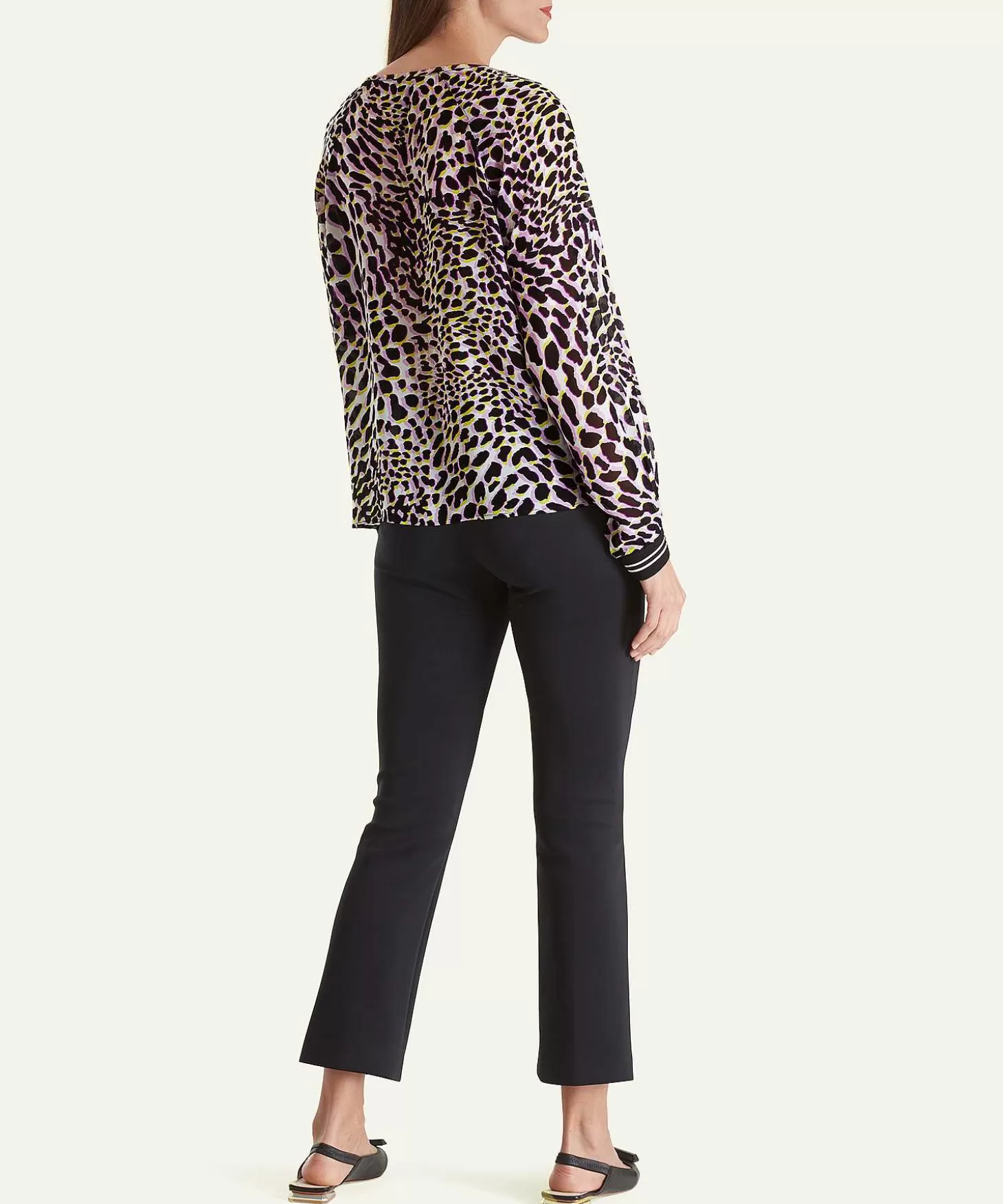 Marc Cain Remix Marc Cain Blouse Met Panterprint Best Sale