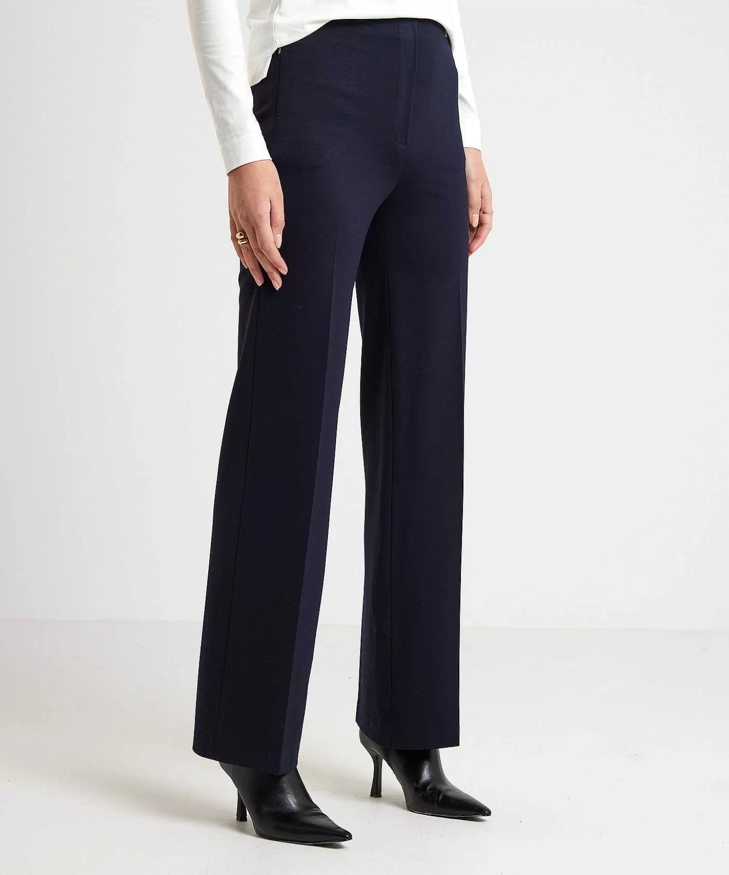 Marc Cain Additions Marc Cain Flared Broek Jersey Winder Flash Sale