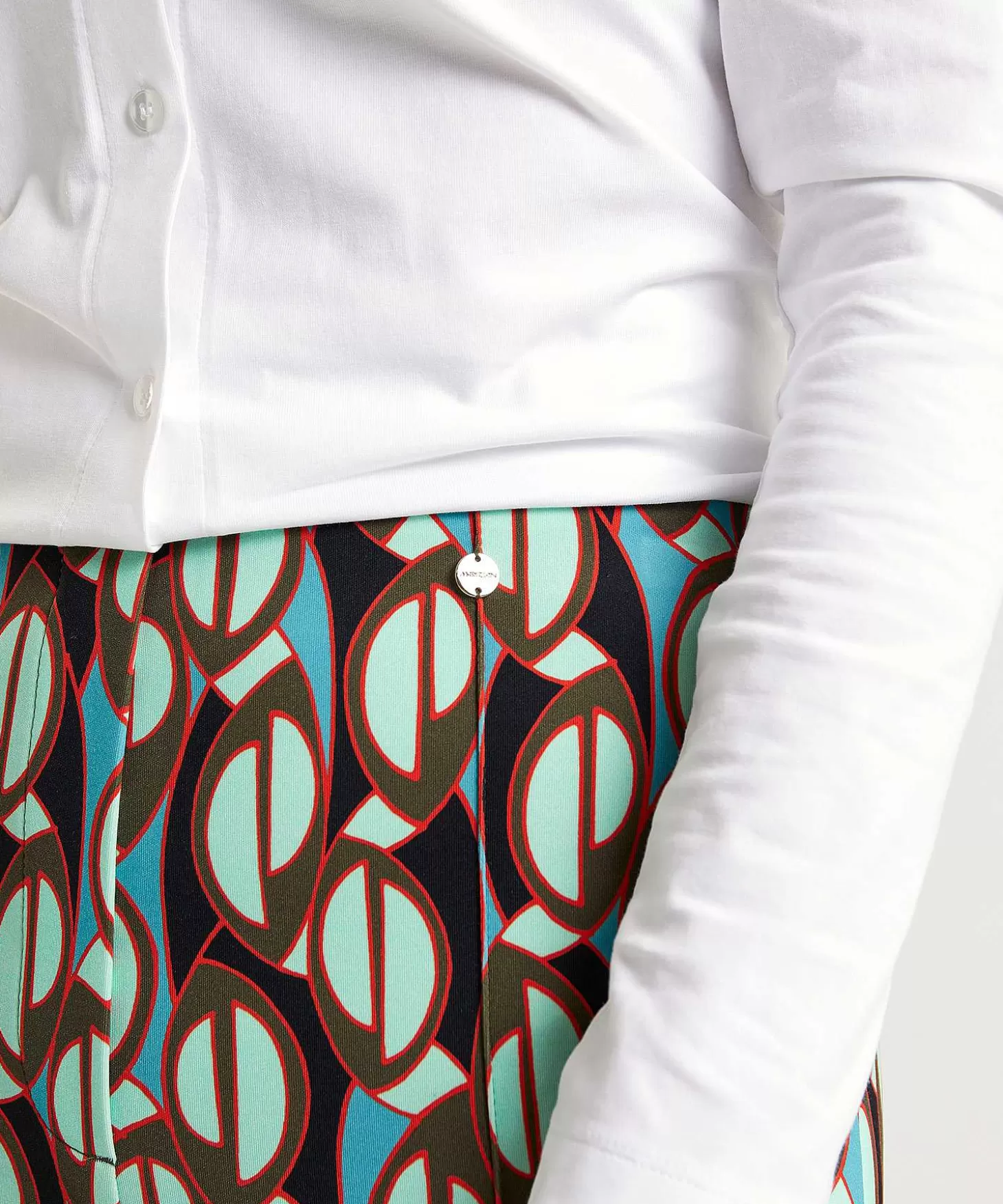 Marc Cain Collections Marc Cain Scuba Broek Multicolor Frederica Hot