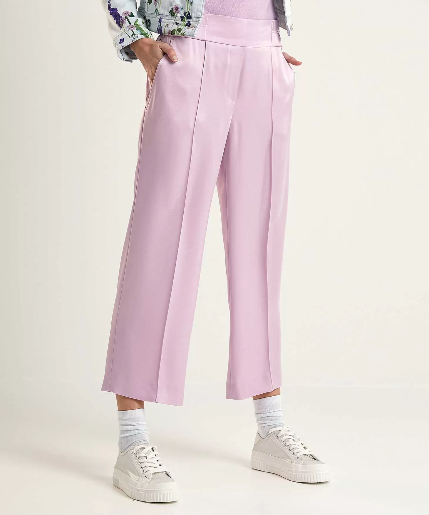 Marc Cain Collections Marc Cain Silky Cropped Broek Washington Cheap