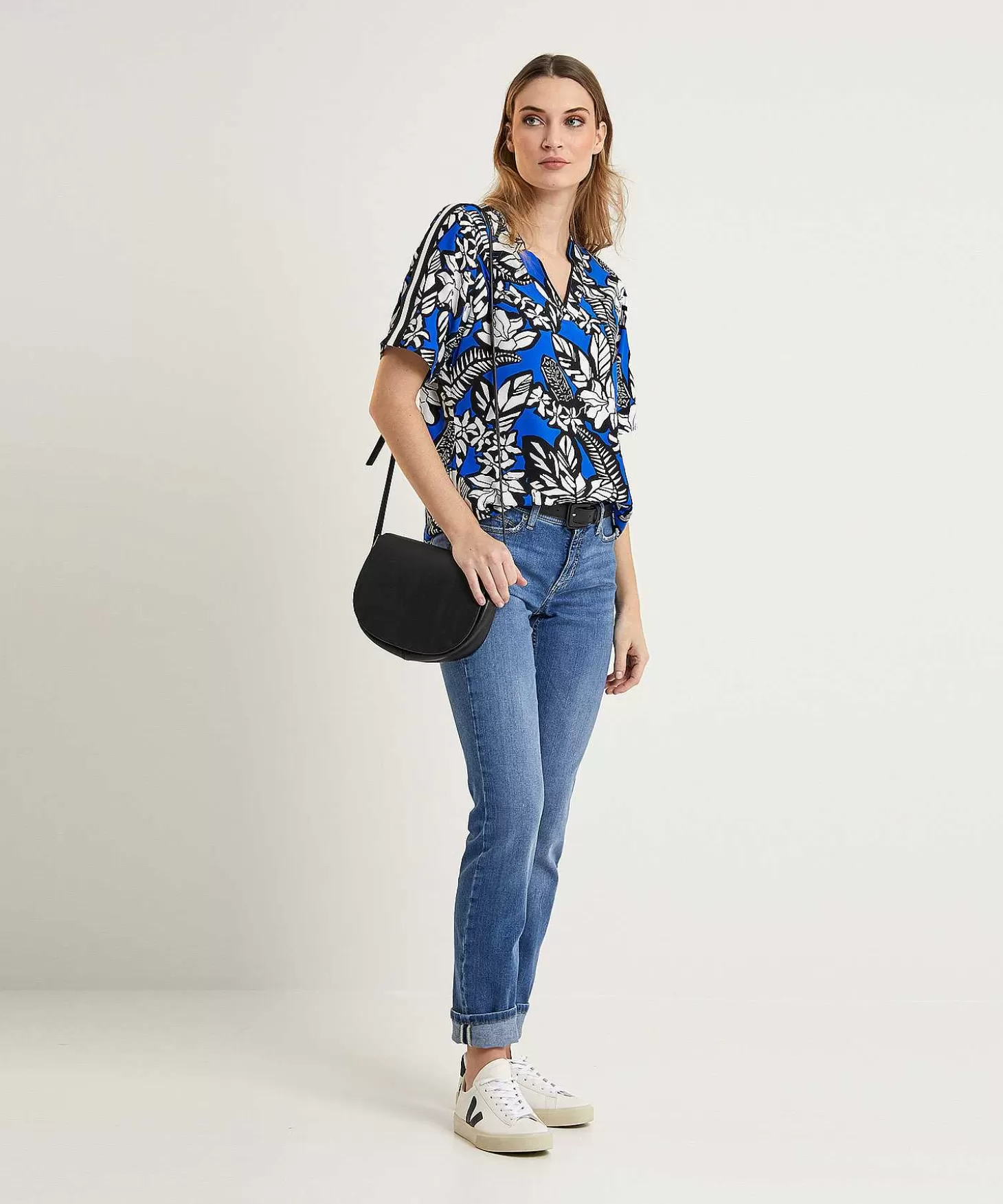 Marc Cain Sports Blouse Bladprint Sale