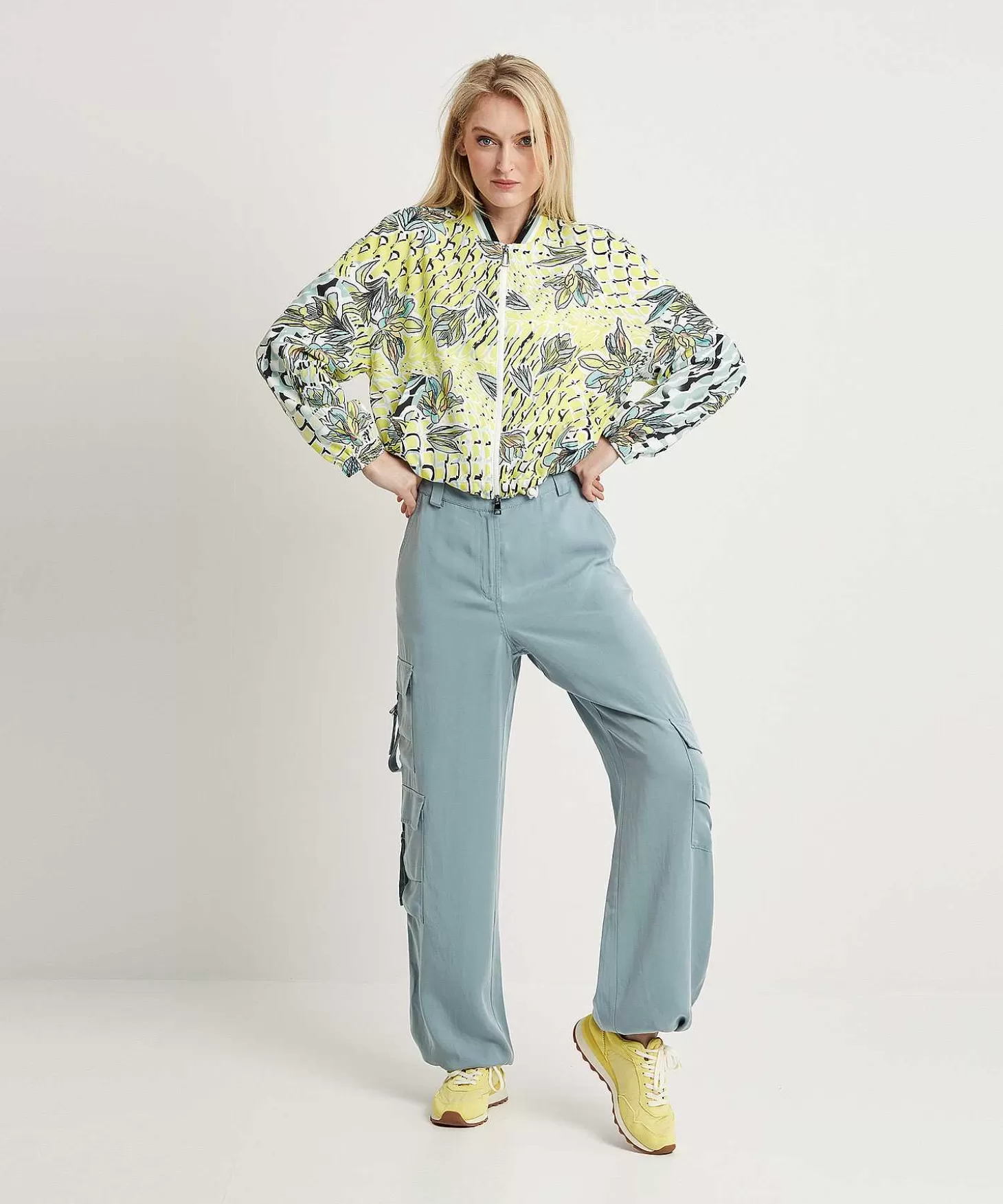 Marc Cain Sports Bomberjasje Bloemenprint Discount