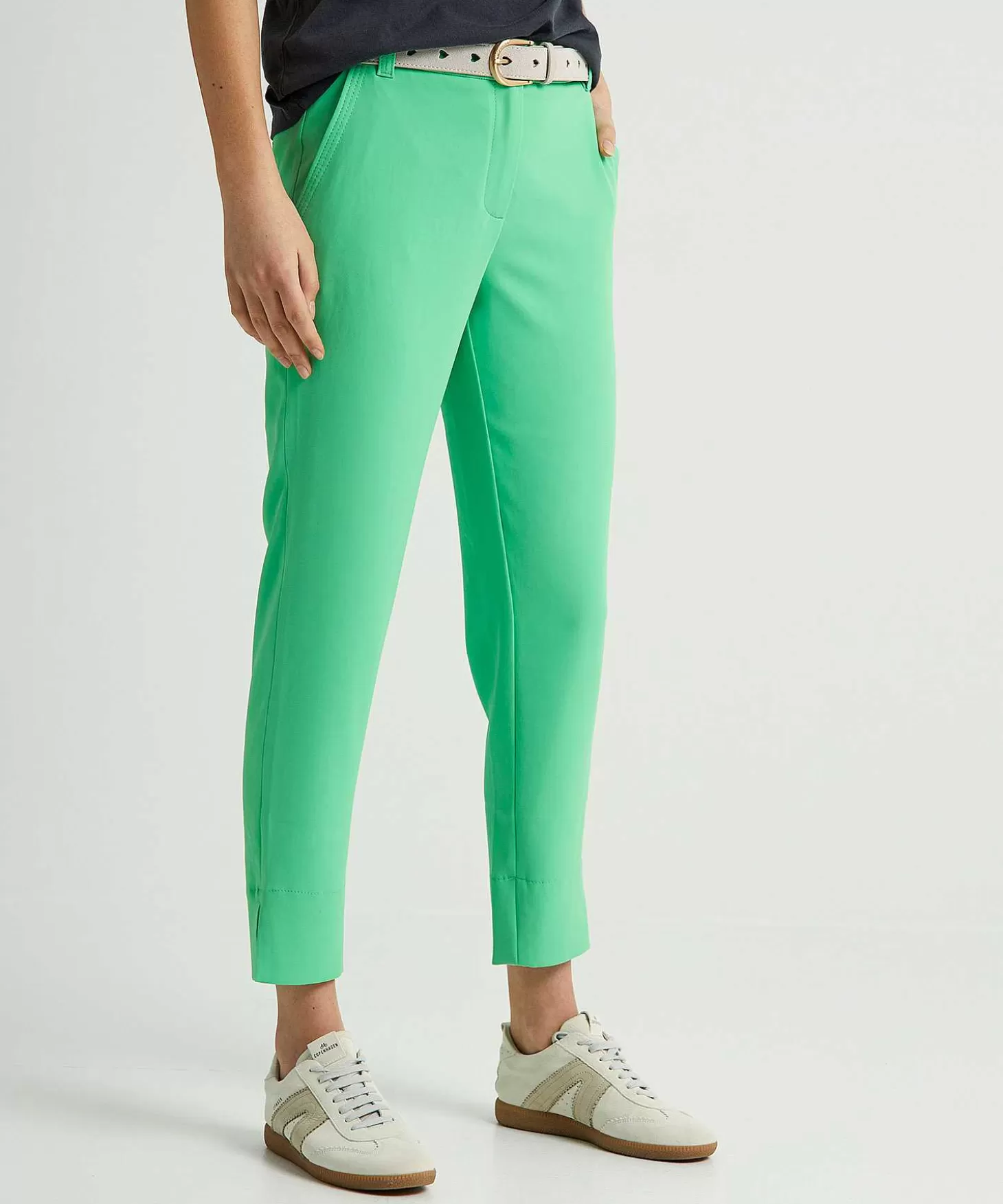 Marc Cain Sports Cropped Broek Travelstof Fushun Discount