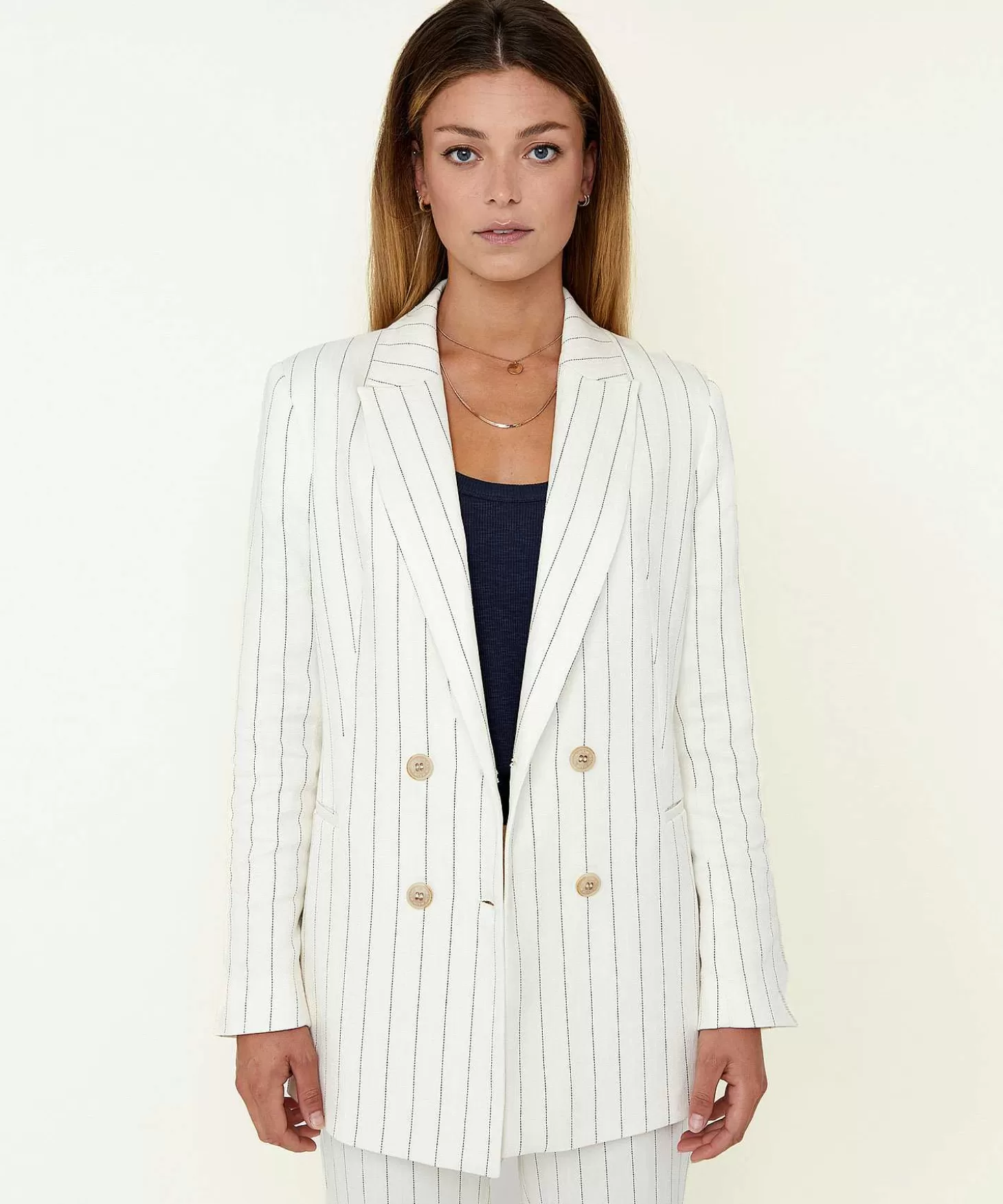 Moscow Krijtstreep Blazer Georgina Flash Sale