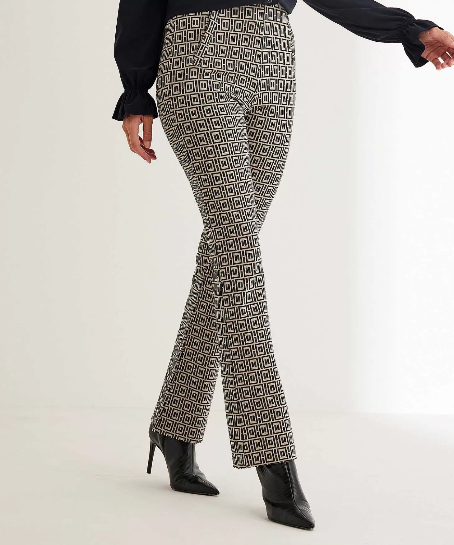 No Man's Land Broek Jacquard Grafisch Online