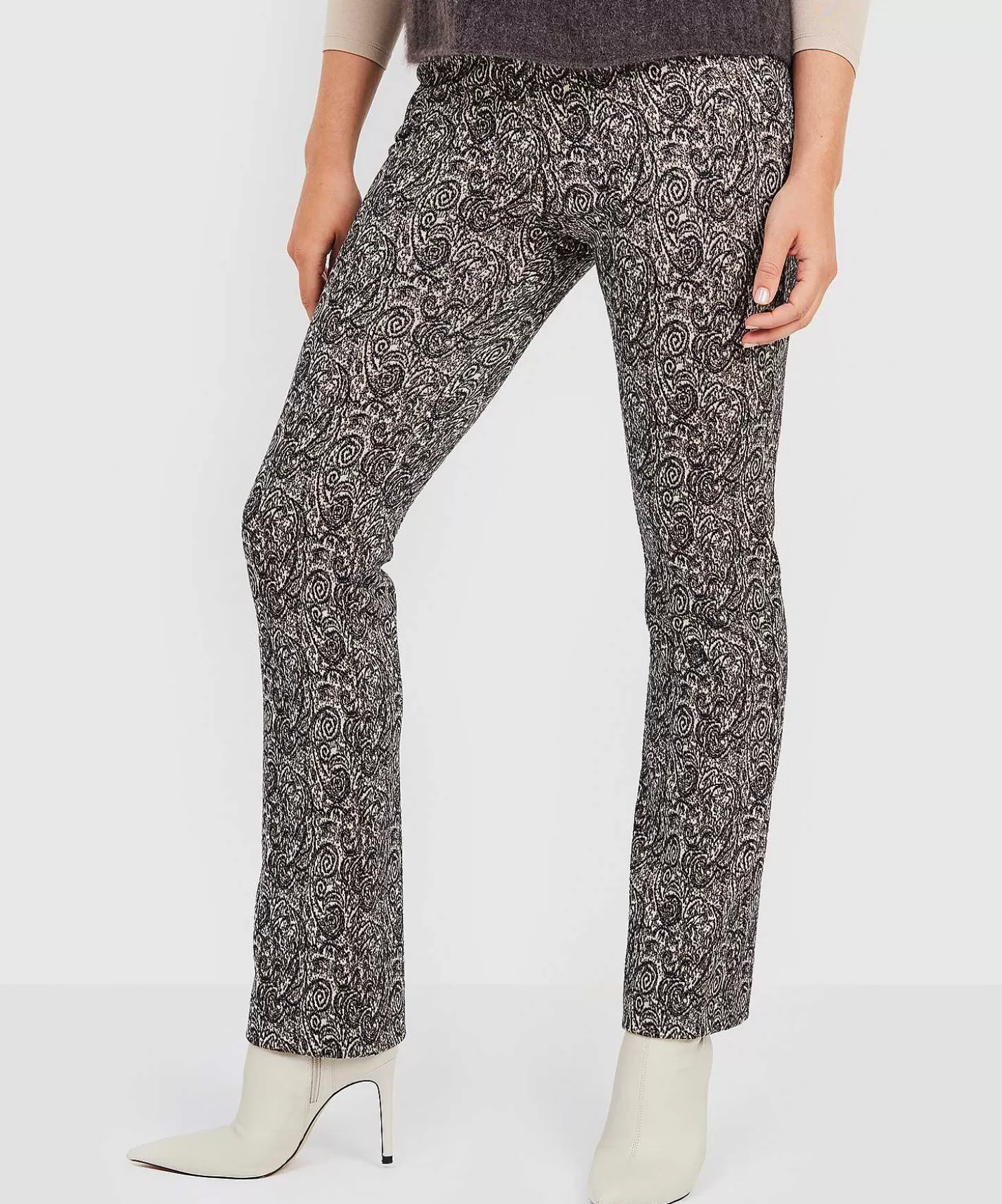 No Man's Land Flared Broek Paisley Print Sale