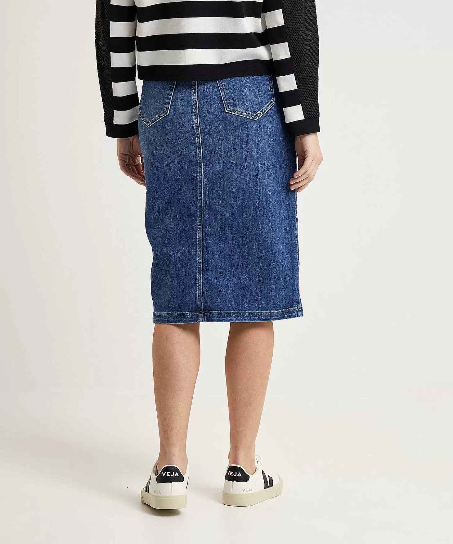 OUI Denim Rok Met Split Discount